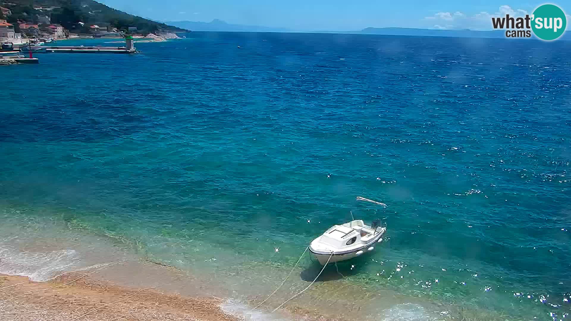 Webcam Bol Hafen & Ortszentrum – Liveblick aus Bol auf der Insel Brač