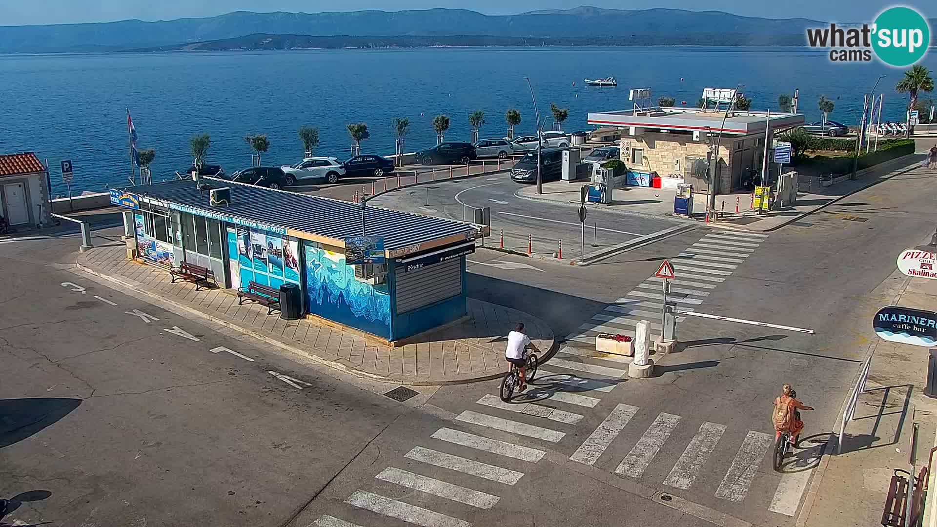 Webcam Bol centre-ville & marina – Vue en direct depuis Bol, île de Brač