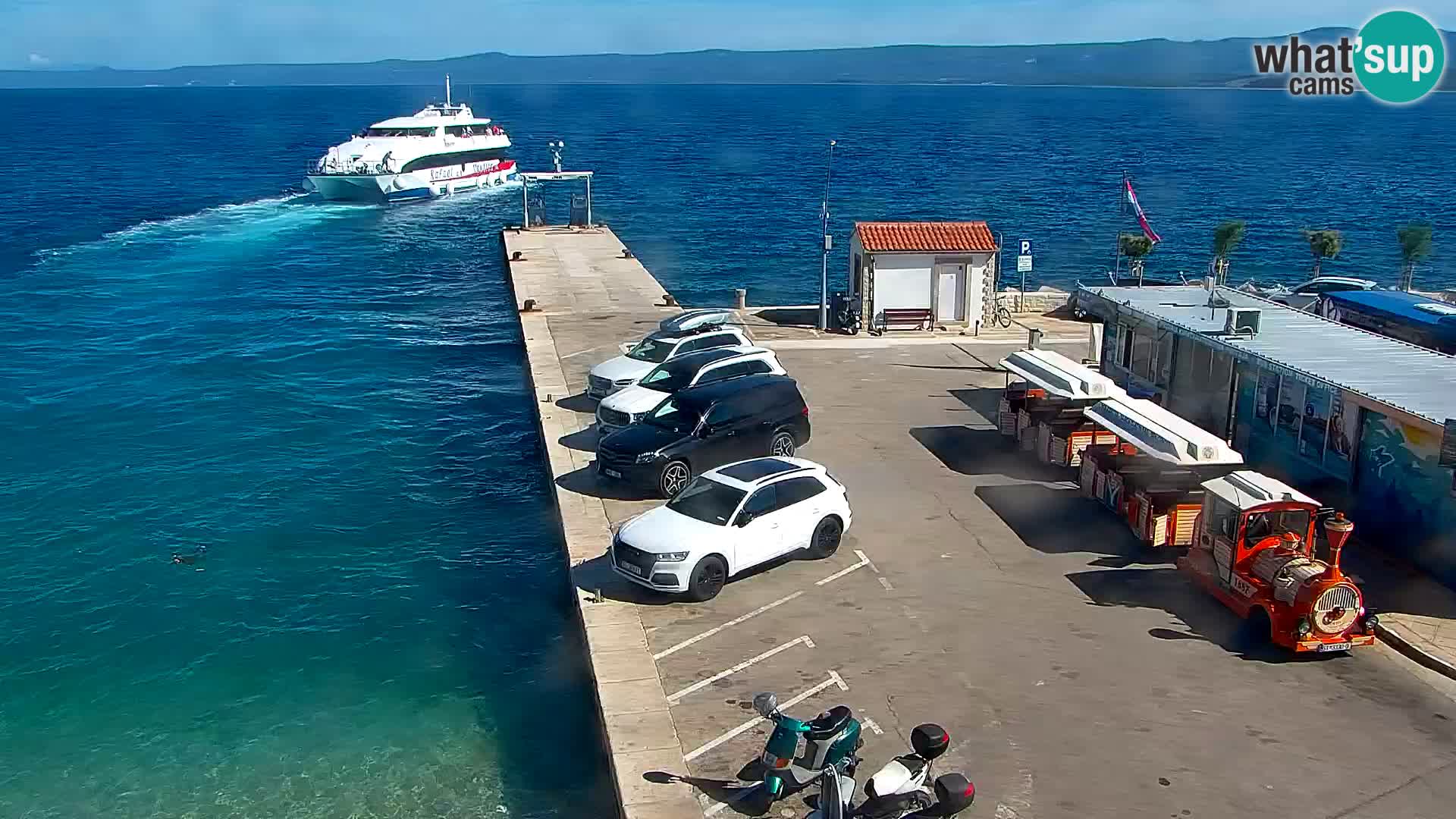 Webcam Bol centre-ville & marina – Vue en direct depuis Bol, île de Brač