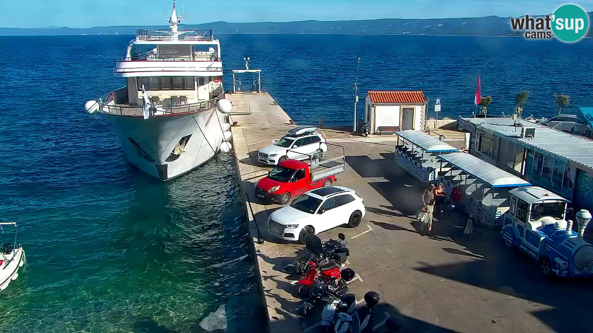 Webcam Bol centre-ville & marina – Vue en direct depuis Bol, île de Brač