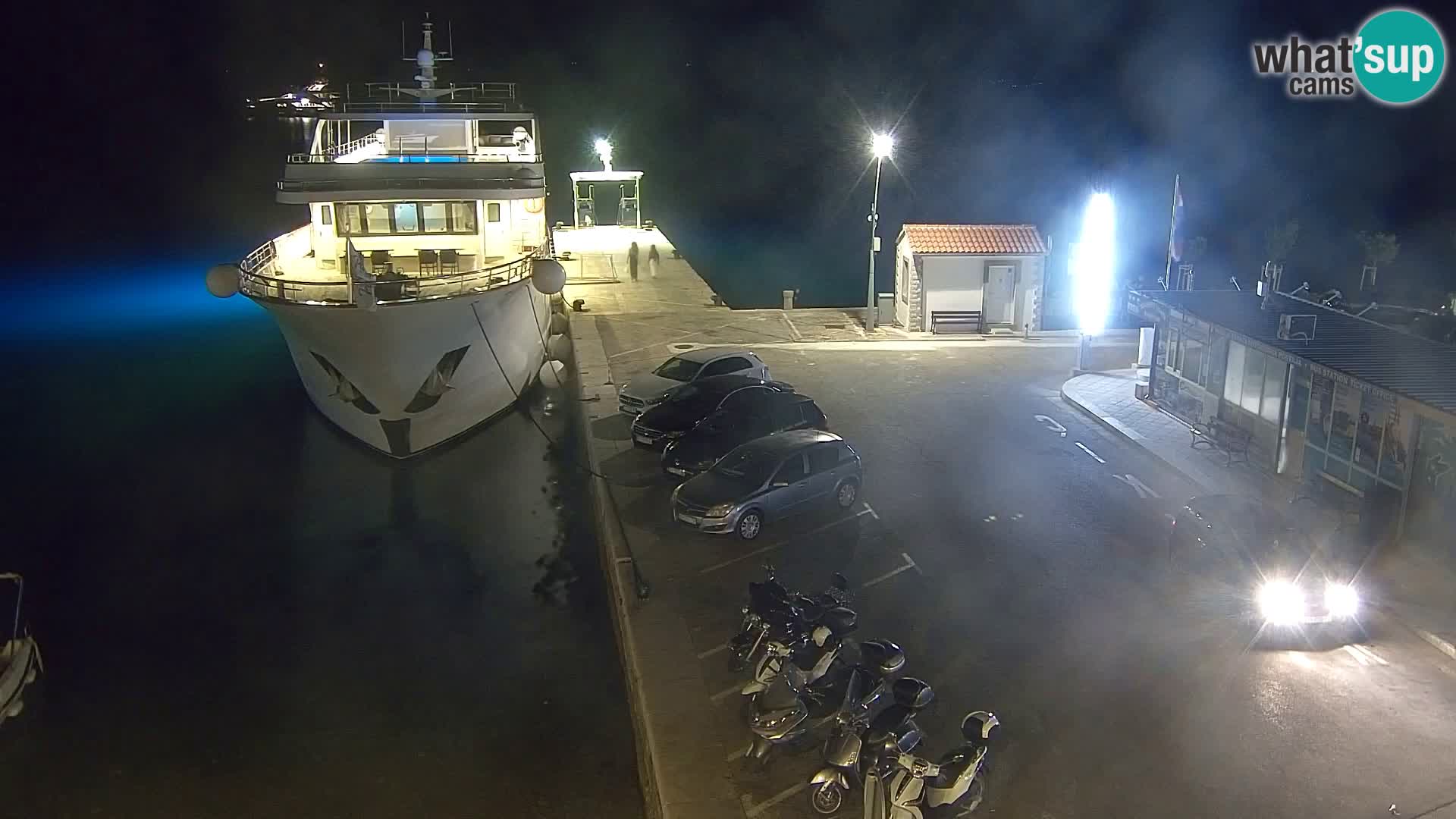 Webcam Bol Hafen & Ortszentrum – Liveblick aus Bol auf der Insel Brač