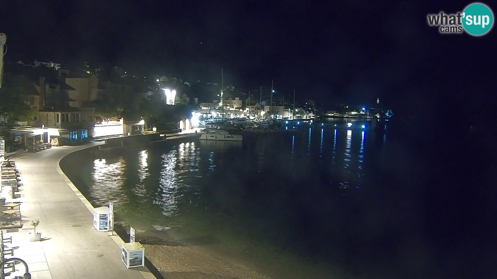 Webcam Bol centre-ville & marina – Vue en direct depuis Bol, île de Brač