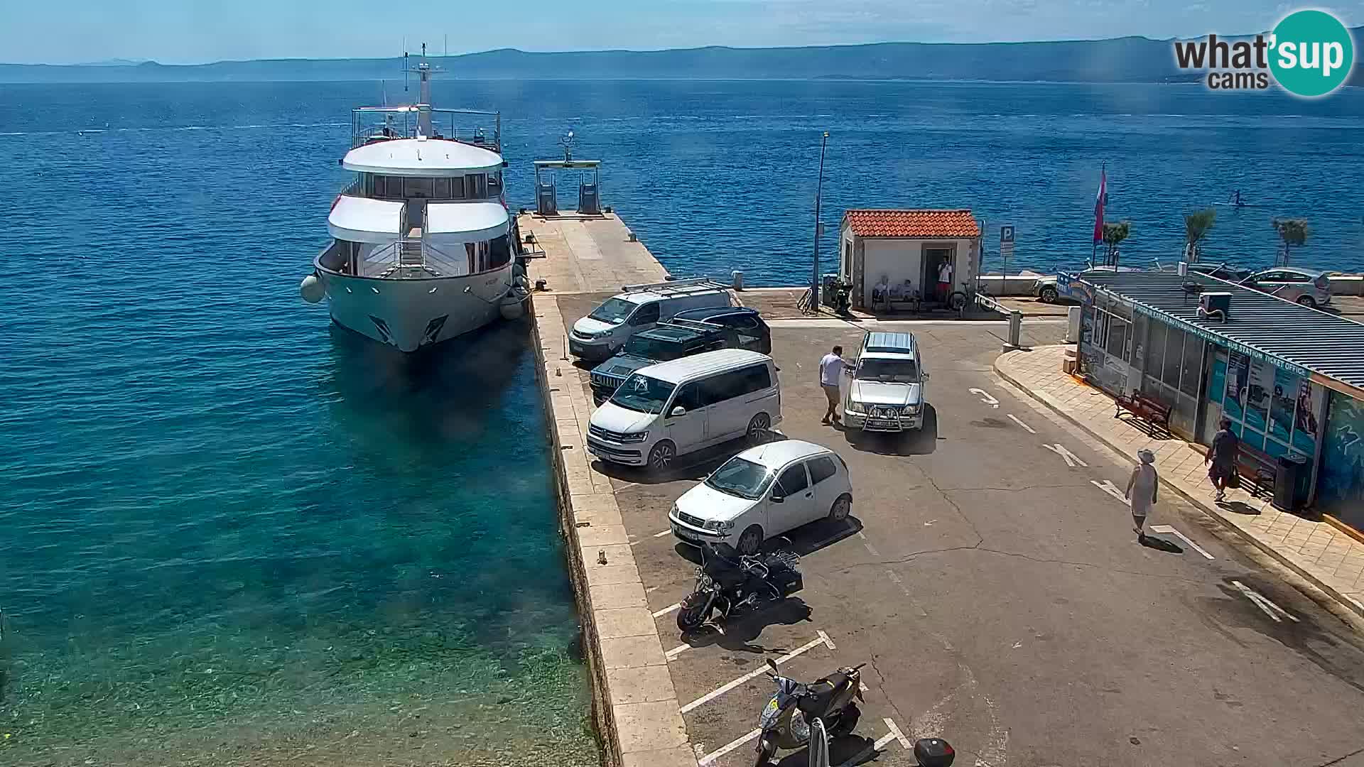 Webcam Bol Centre-Ville & Marina – Vue en direct depuis Bol, île de Brač