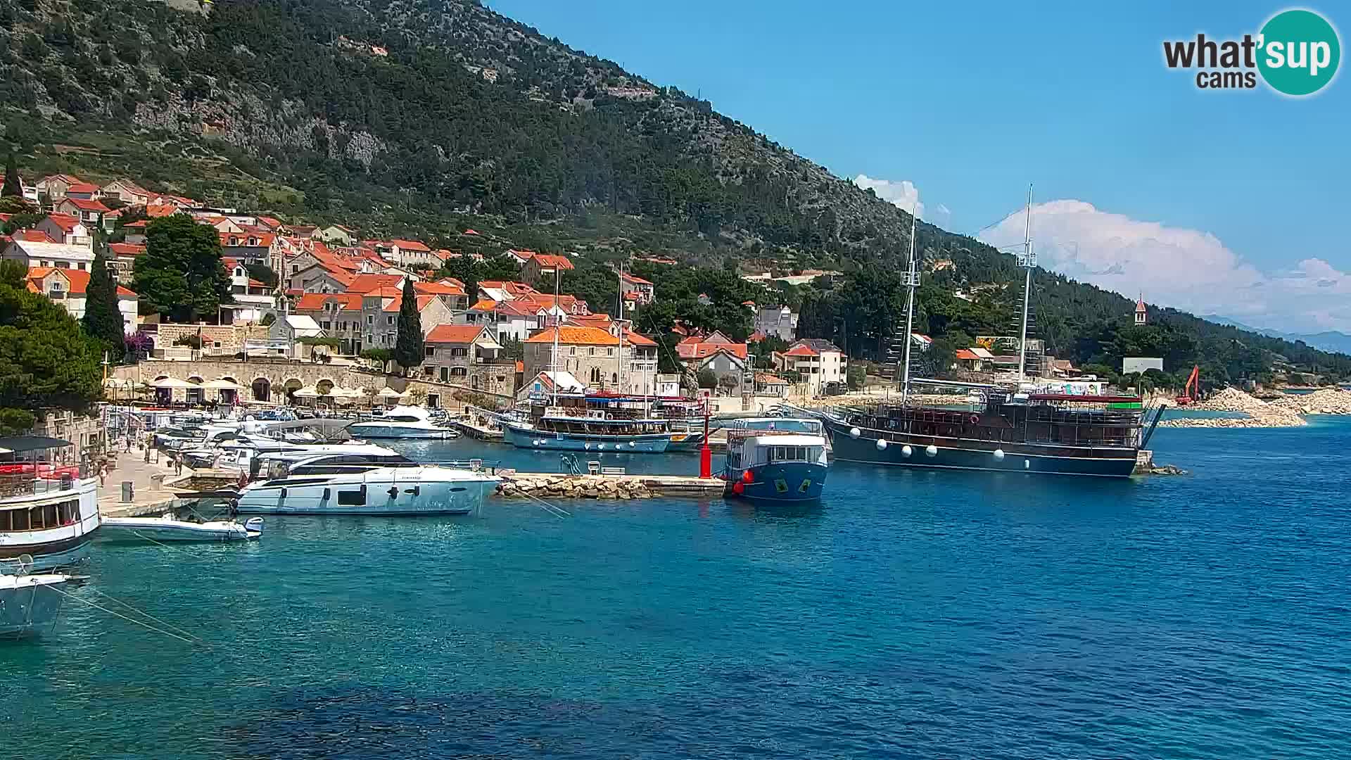 Webcam Bol Town Center & Marina – Live View from Bol, Brač