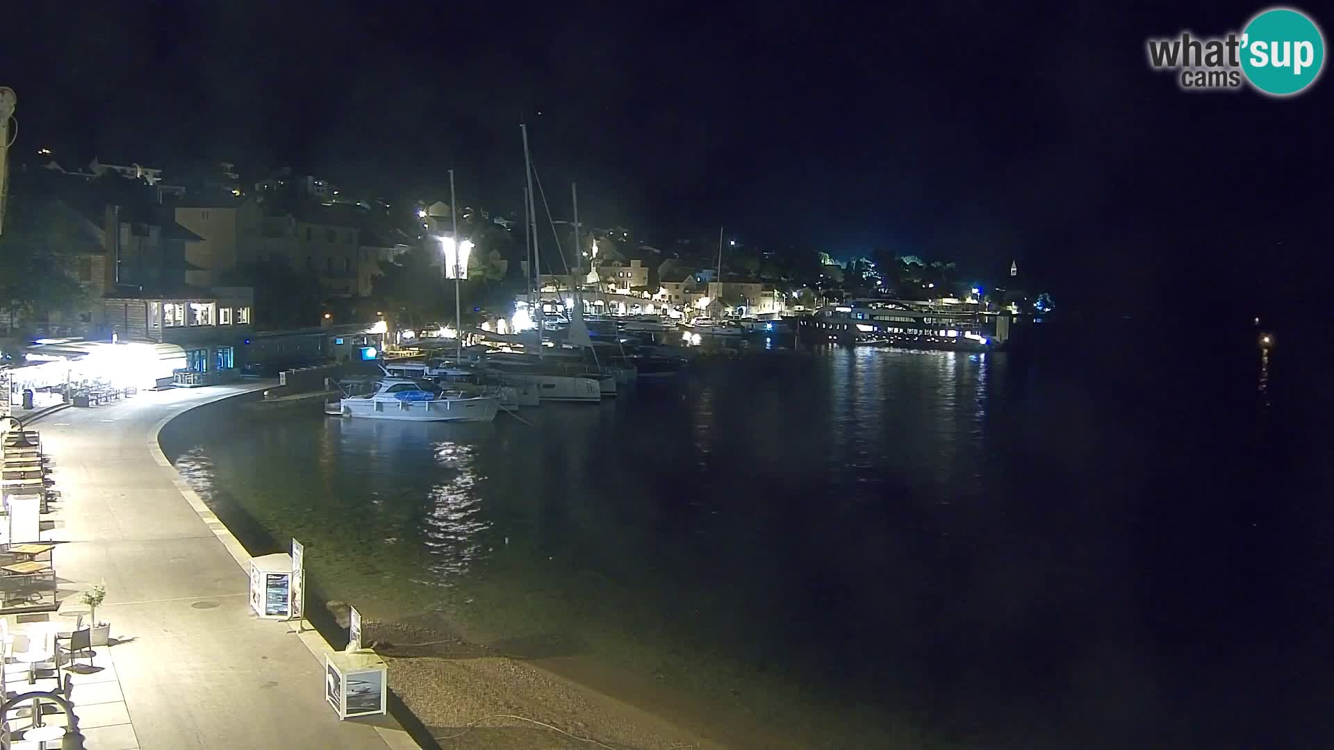 Webcam Bol Hafen & Ortszentrum – Liveblick aus Bol auf der Insel Brač