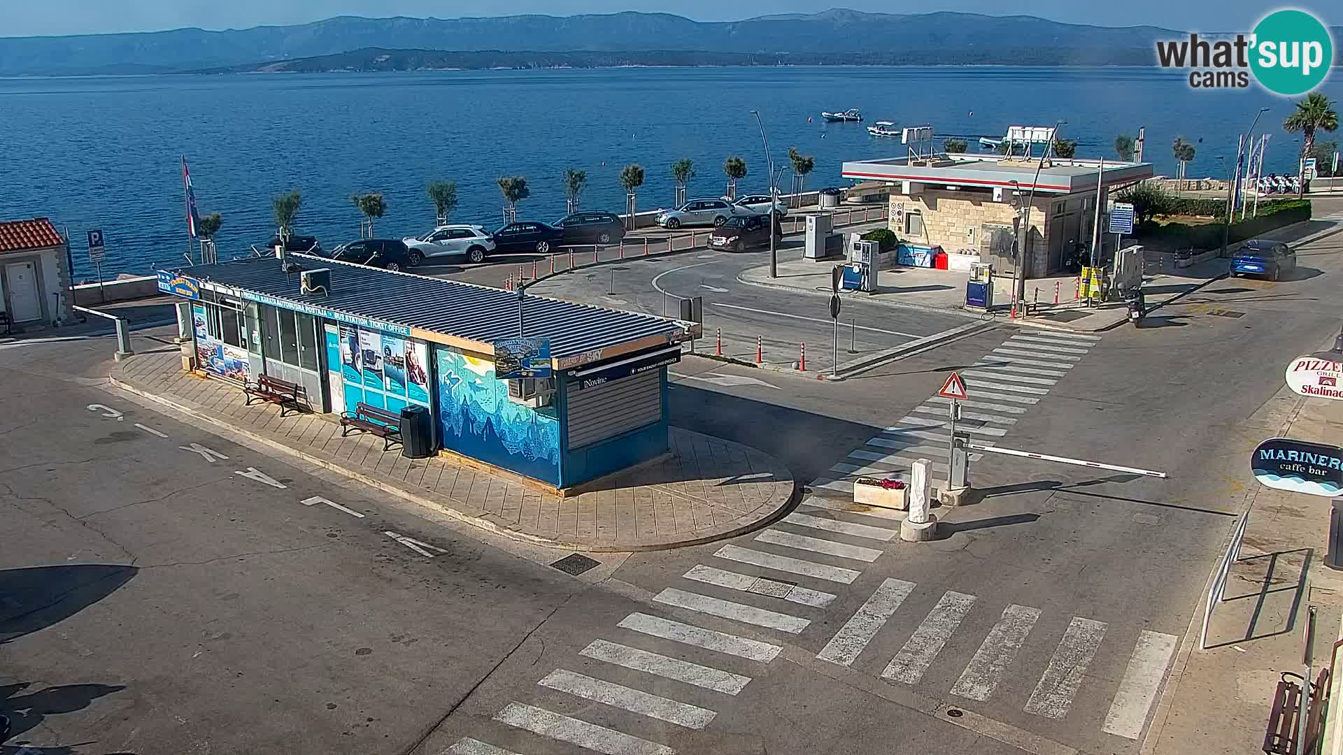 Webcam Bol Centre-Ville & Marina – Vue en direct depuis Bol, île de Brač