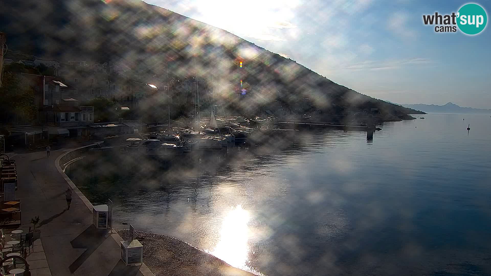 Webcam Bol centre-ville & marina – Vue en direct depuis Bol, île de Brač