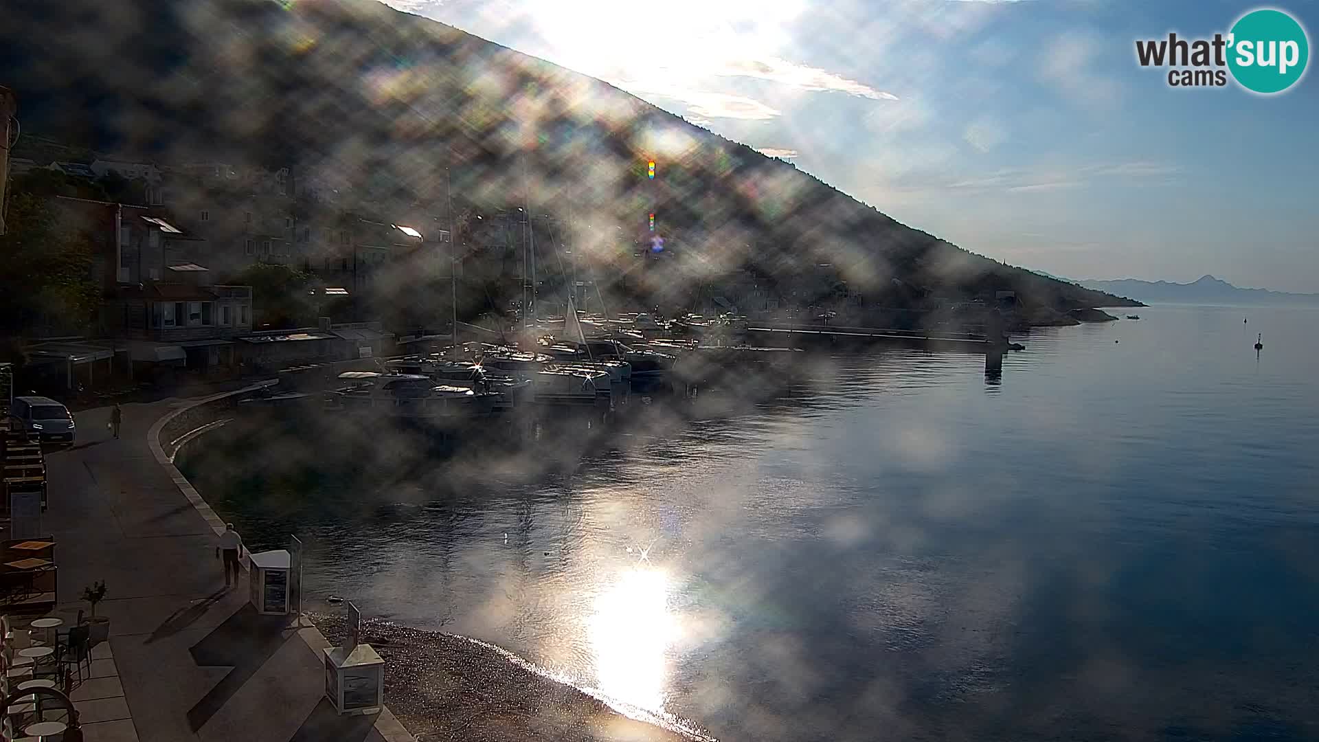 Webcam Bol centre-ville & marina – Vue en direct depuis Bol, île de Brač