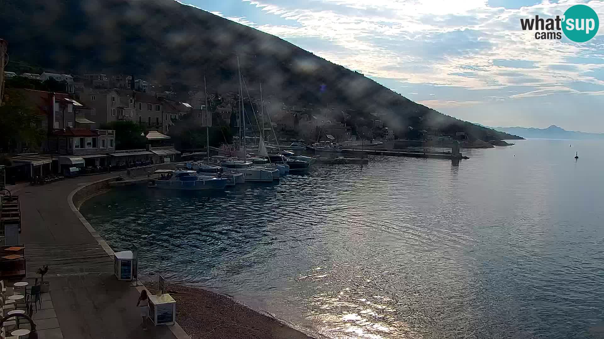 Webcam Bol centre-ville & marina – Vue en direct depuis Bol, île de Brač