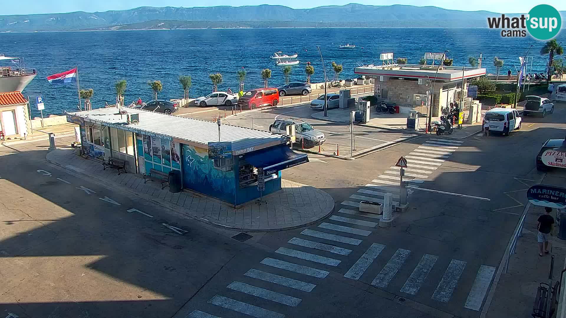 Webcam Bol Centre-Ville & Marina – Vue en direct depuis Bol, île de Brač