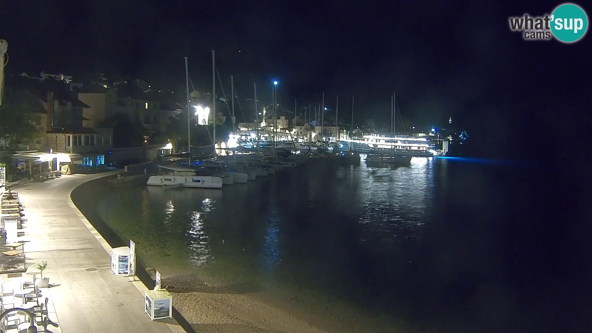 Webcam Bol Centre-Ville & Marina – Vue en direct depuis Bol, île de Brač