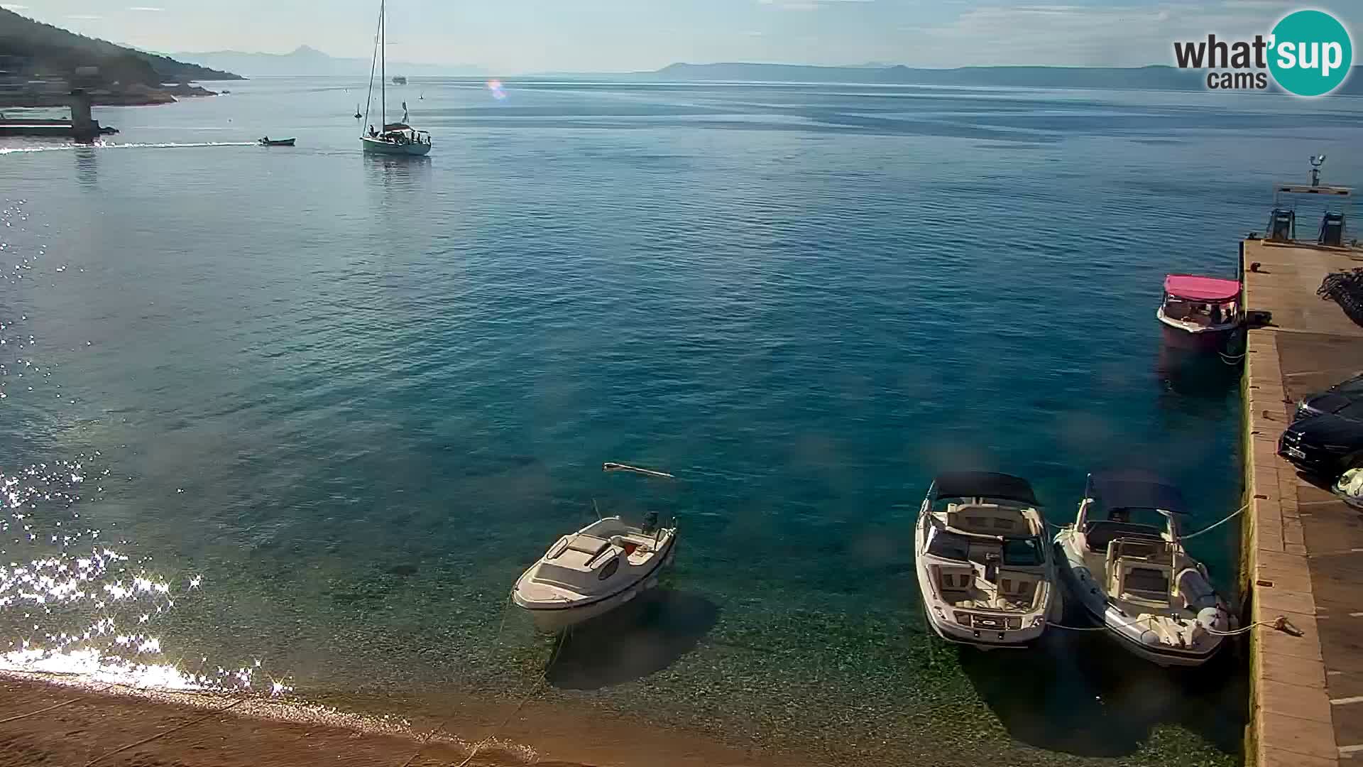 Webcam Bol centre-ville & marina – Vue en direct depuis Bol, île de Brač