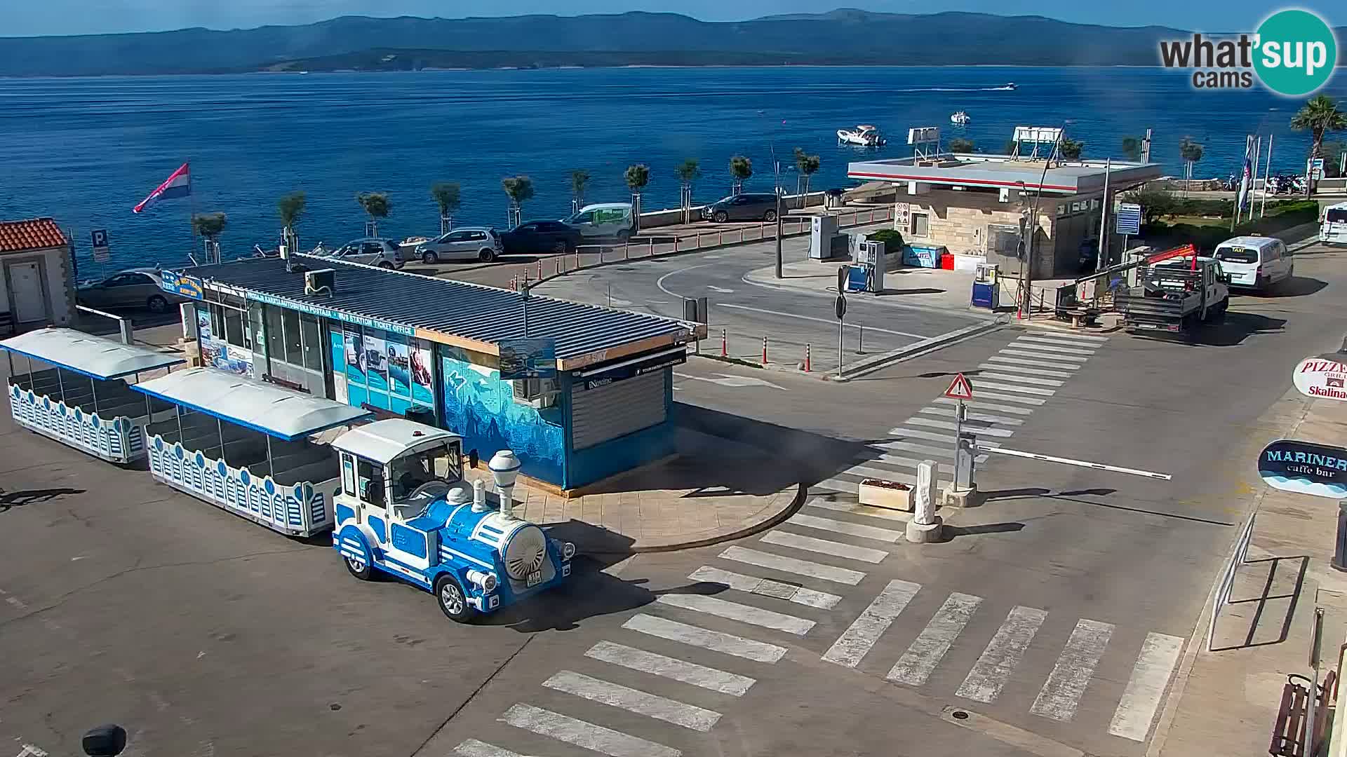 Webcam Bol Centro e Marina – Vista live dal porto di Bol