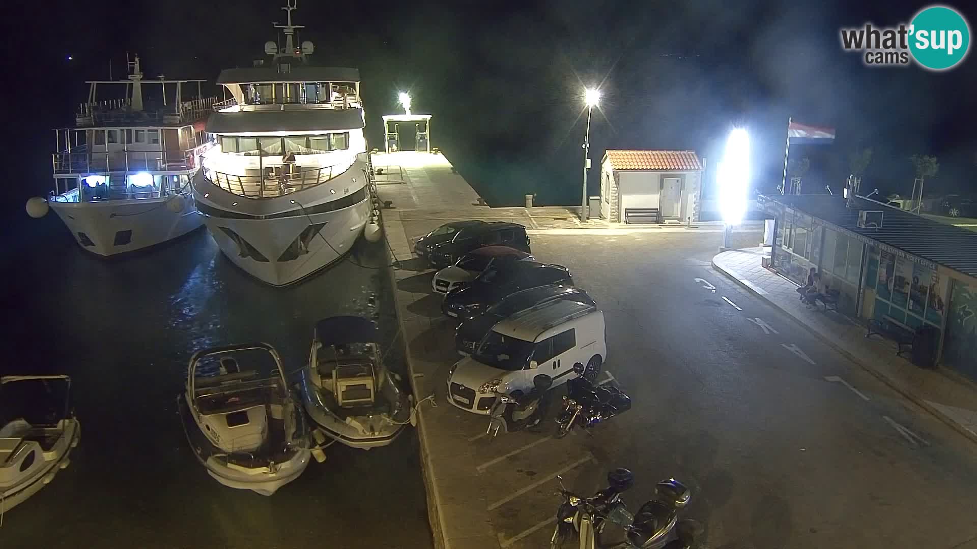 Webcam Bol Hafen & Ortszentrum – Liveblick aus Bol auf der Insel Brač