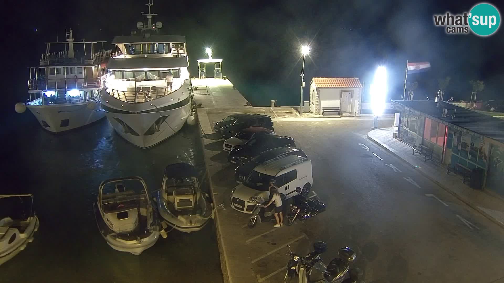 Webcam Bol Hafen & Ortszentrum – Liveblick aus Bol auf der Insel Brač