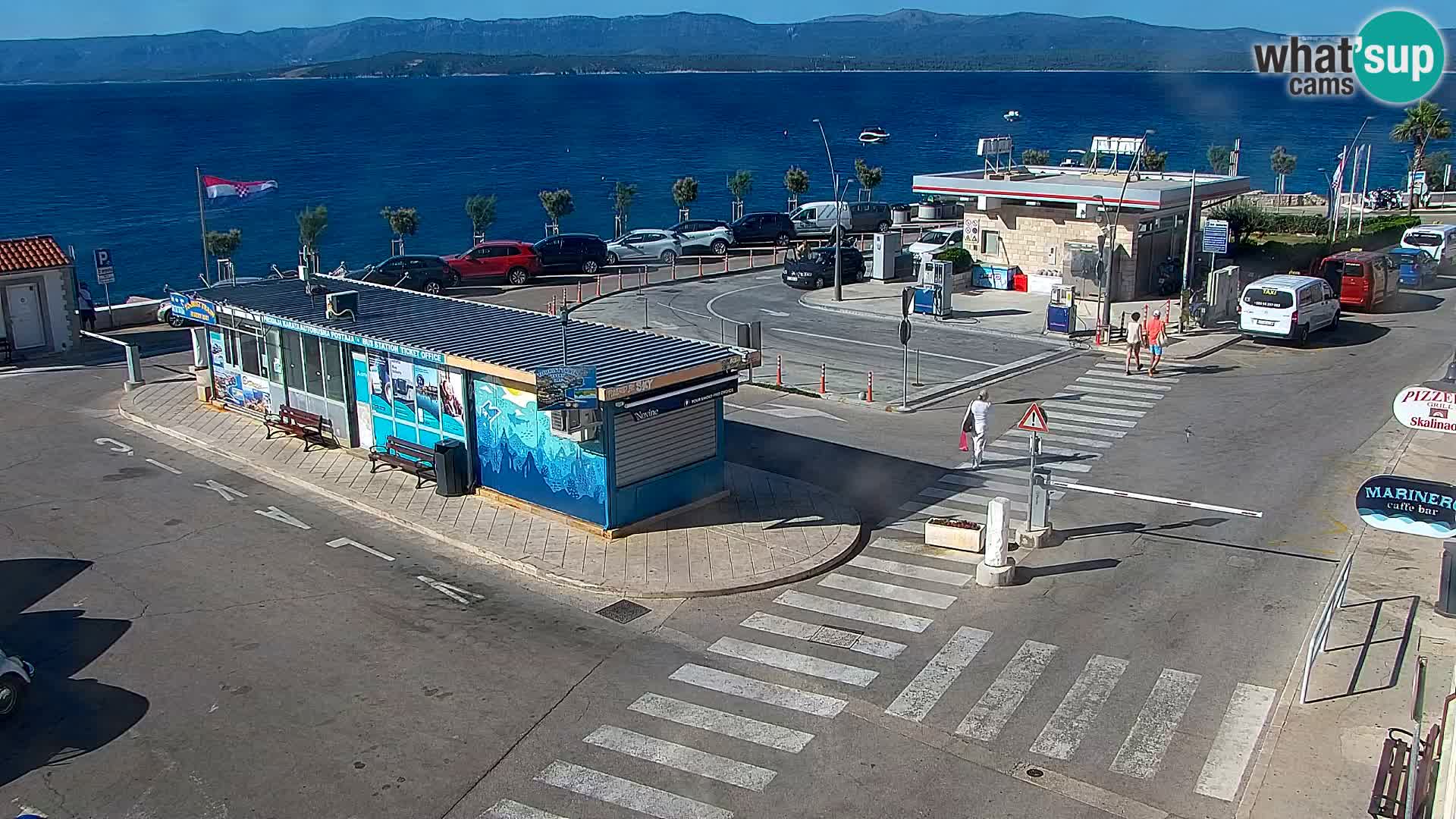 Webcam Bol Hafen & Ortszentrum – Liveblick aus Bol auf der Insel Brač