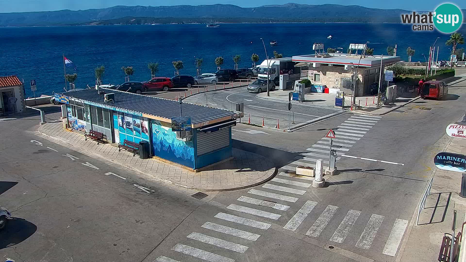 Webcam Bol Centre-Ville & Marina – Vue en direct depuis Bol, île de Brač