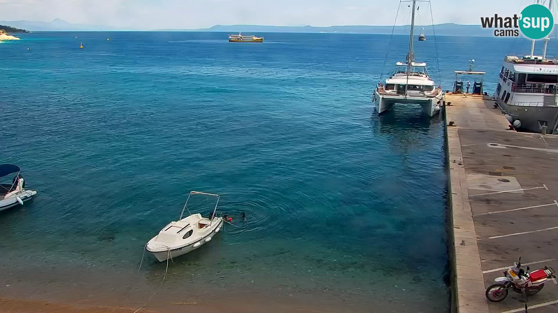 Webcam Bol centre-ville & marina – Vue en direct depuis Bol, île de Brač