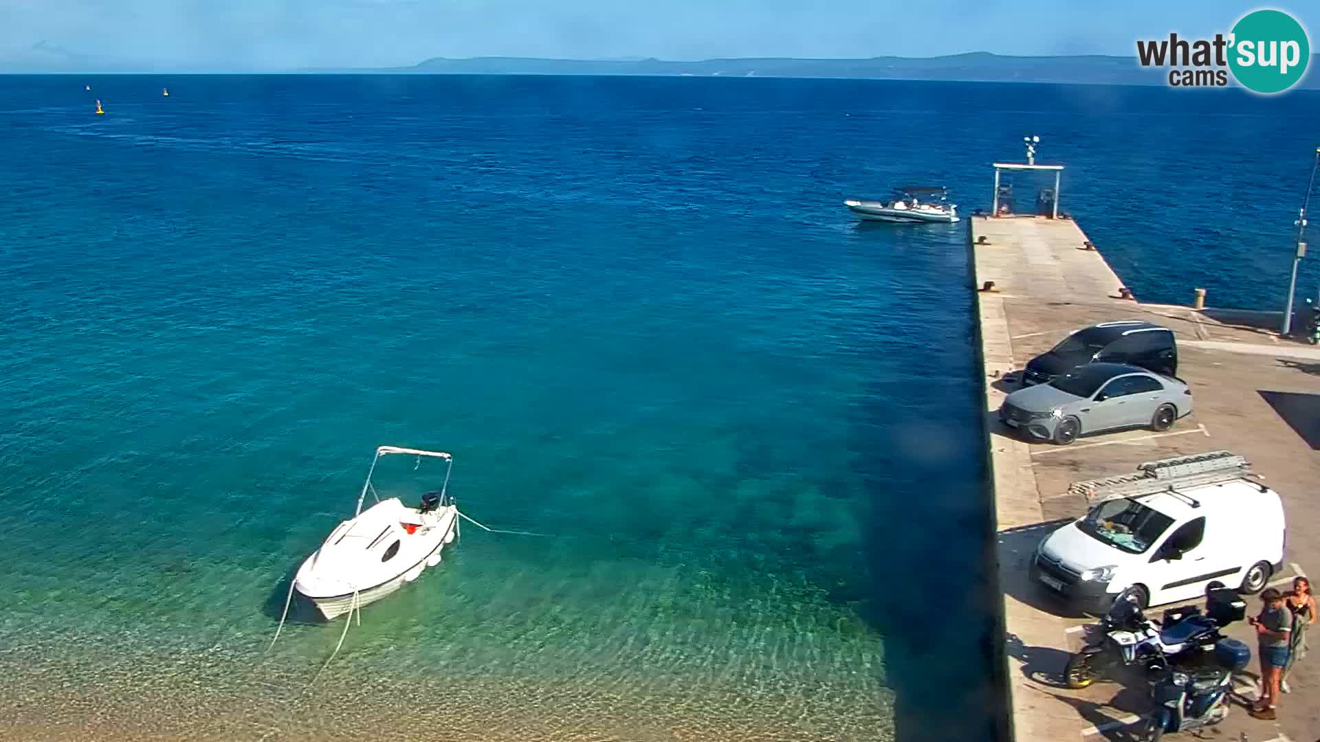 Webcam Bol centre-ville & marina – Vue en direct depuis Bol, île de Brač