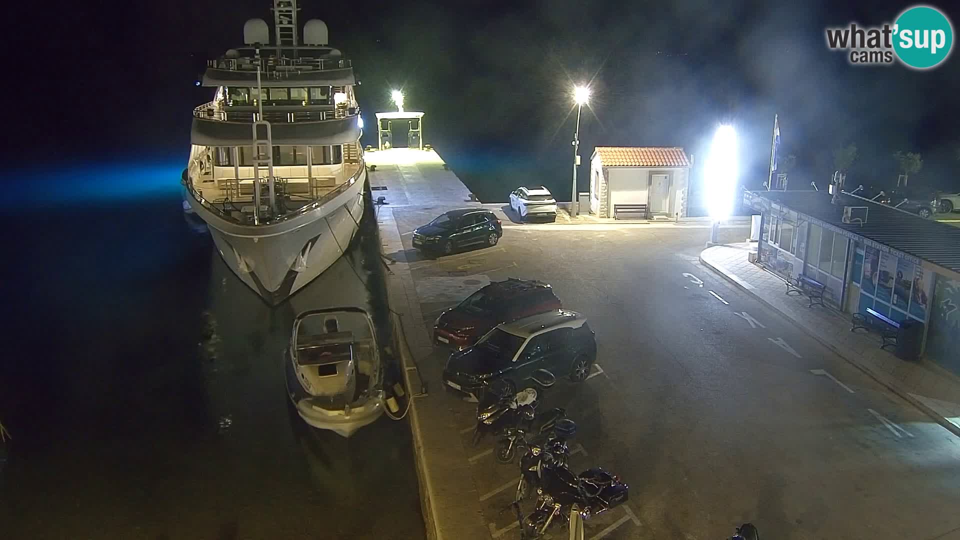 Webcam Bol Centre-Ville & Marina – Vue en direct depuis Bol, île de Brač