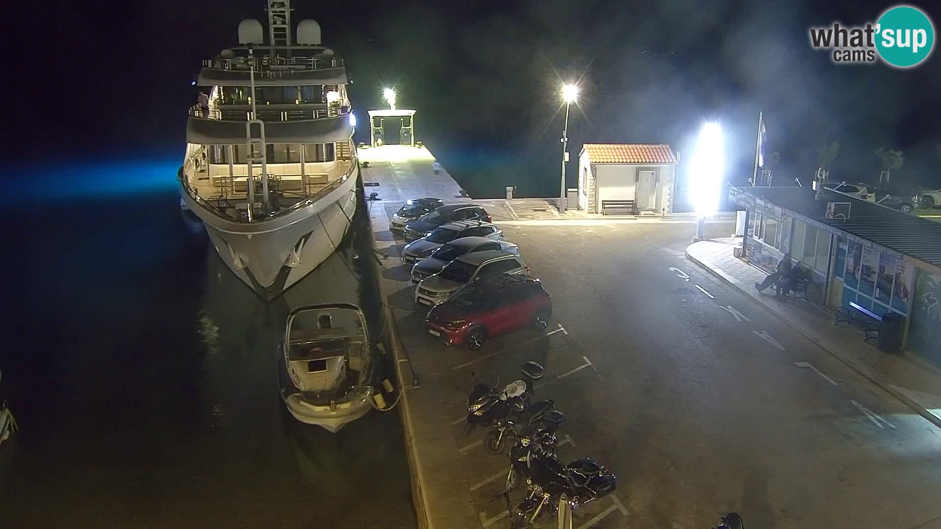 Webcam Bol Centre-Ville & Marina – Vue en direct depuis Bol, île de Brač