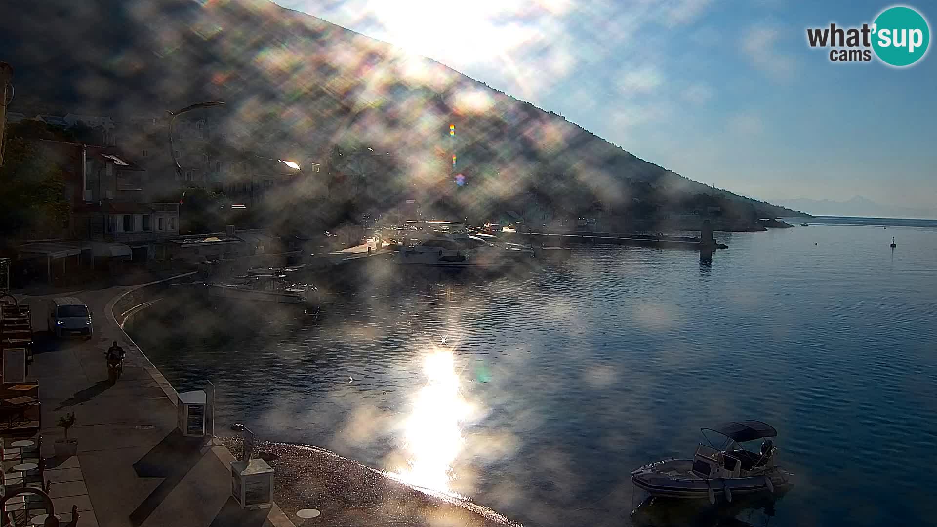Webcam Bol centre-ville & marina – Vue en direct depuis Bol, île de Brač