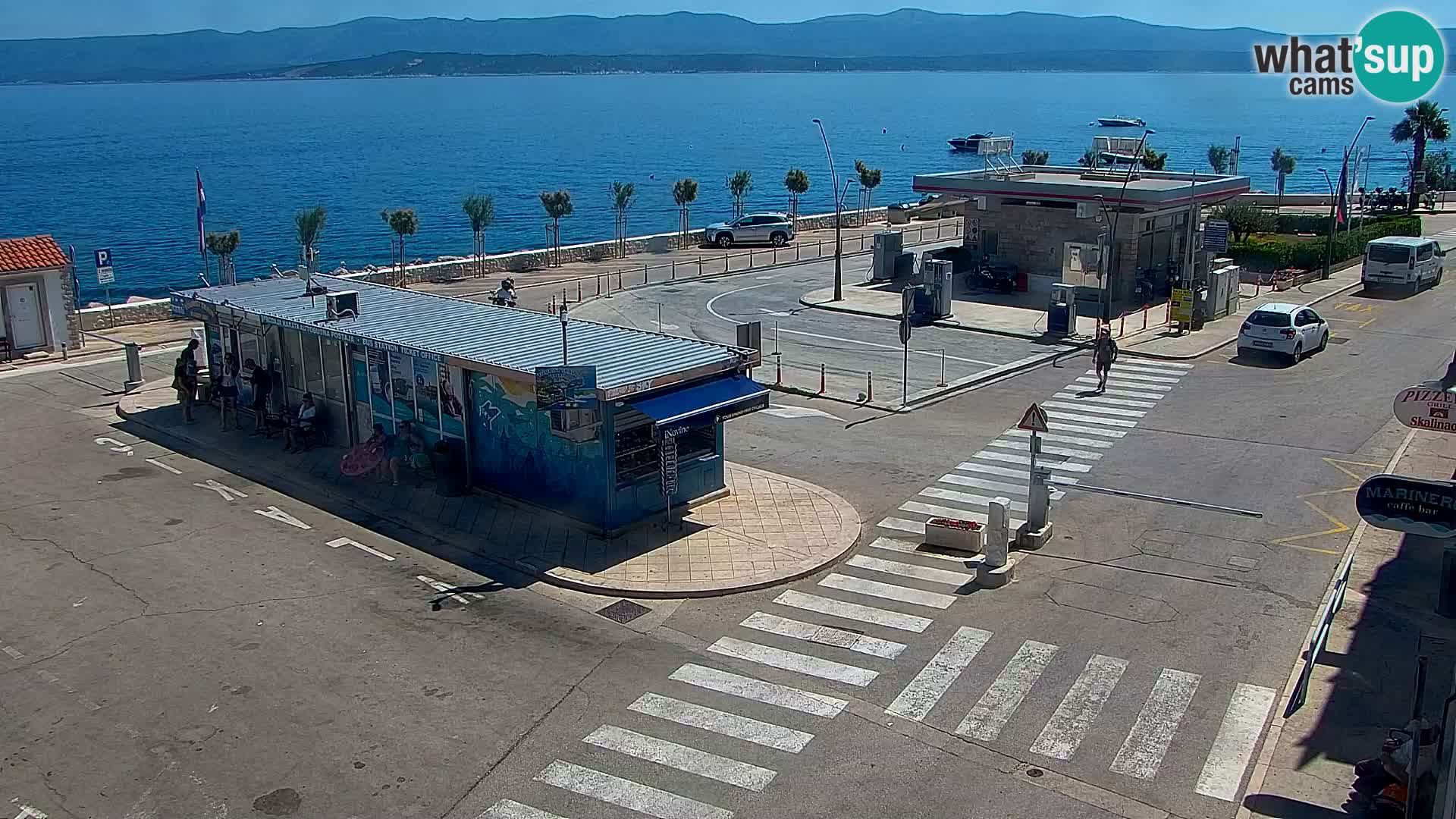 Webcam Bol centre-ville & marina – Vue en direct depuis Bol, île de Brač