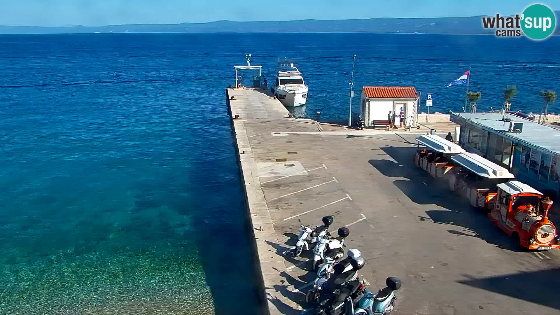 Webcam Bol Centre-Ville & Marina – Vue en direct depuis Bol, île de Brač