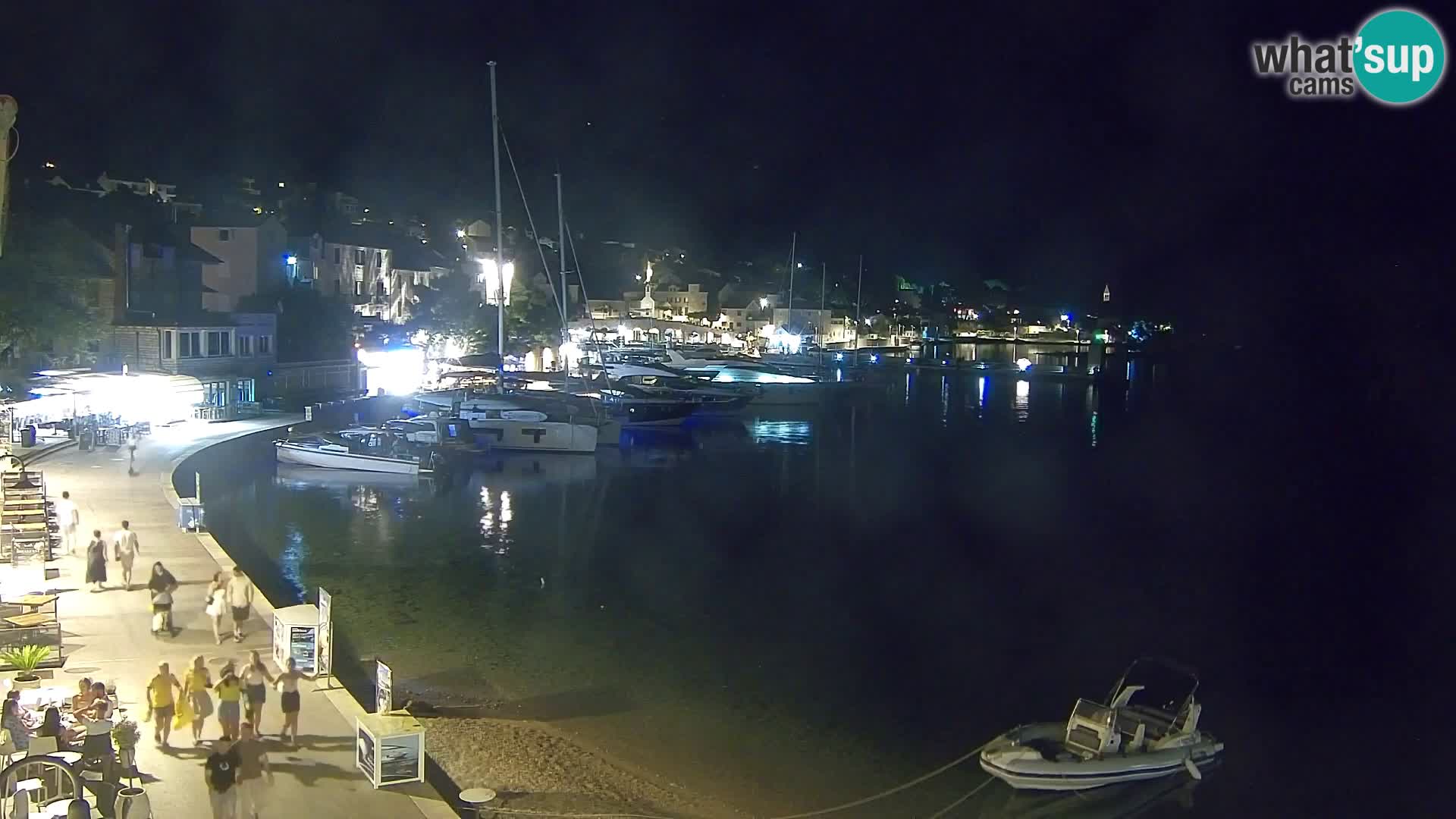 Webcam Bol Hafen & Ortszentrum – Liveblick aus Bol auf der Insel Brač