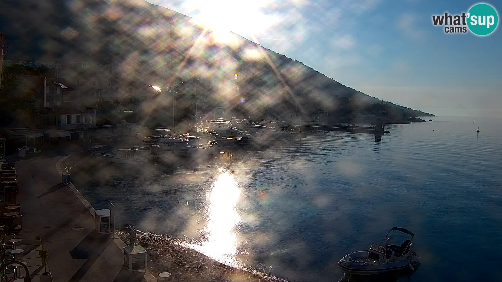 Webcam Bol Centre-Ville & Marina – Vue en direct depuis Bol, île de Brač