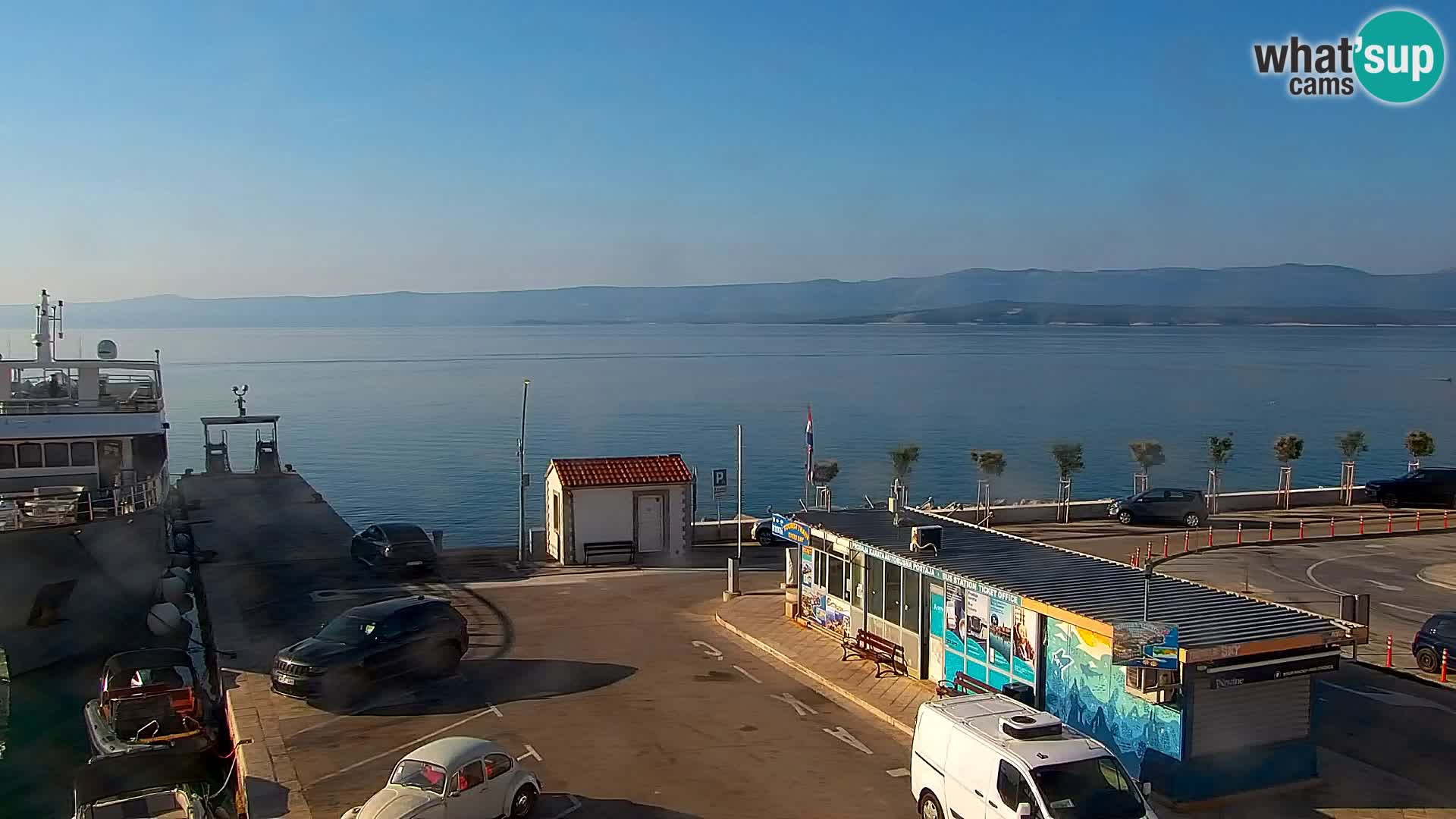 Webcam Bol centre-ville & marina – Vue en direct depuis Bol, île de Brač