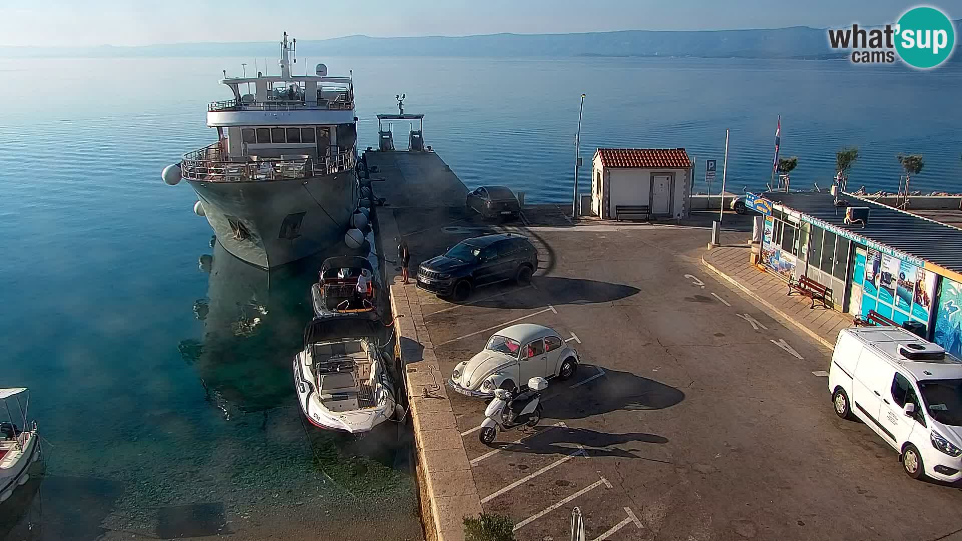 Webcam Bol centre-ville & marina – Vue en direct depuis Bol, île de Brač