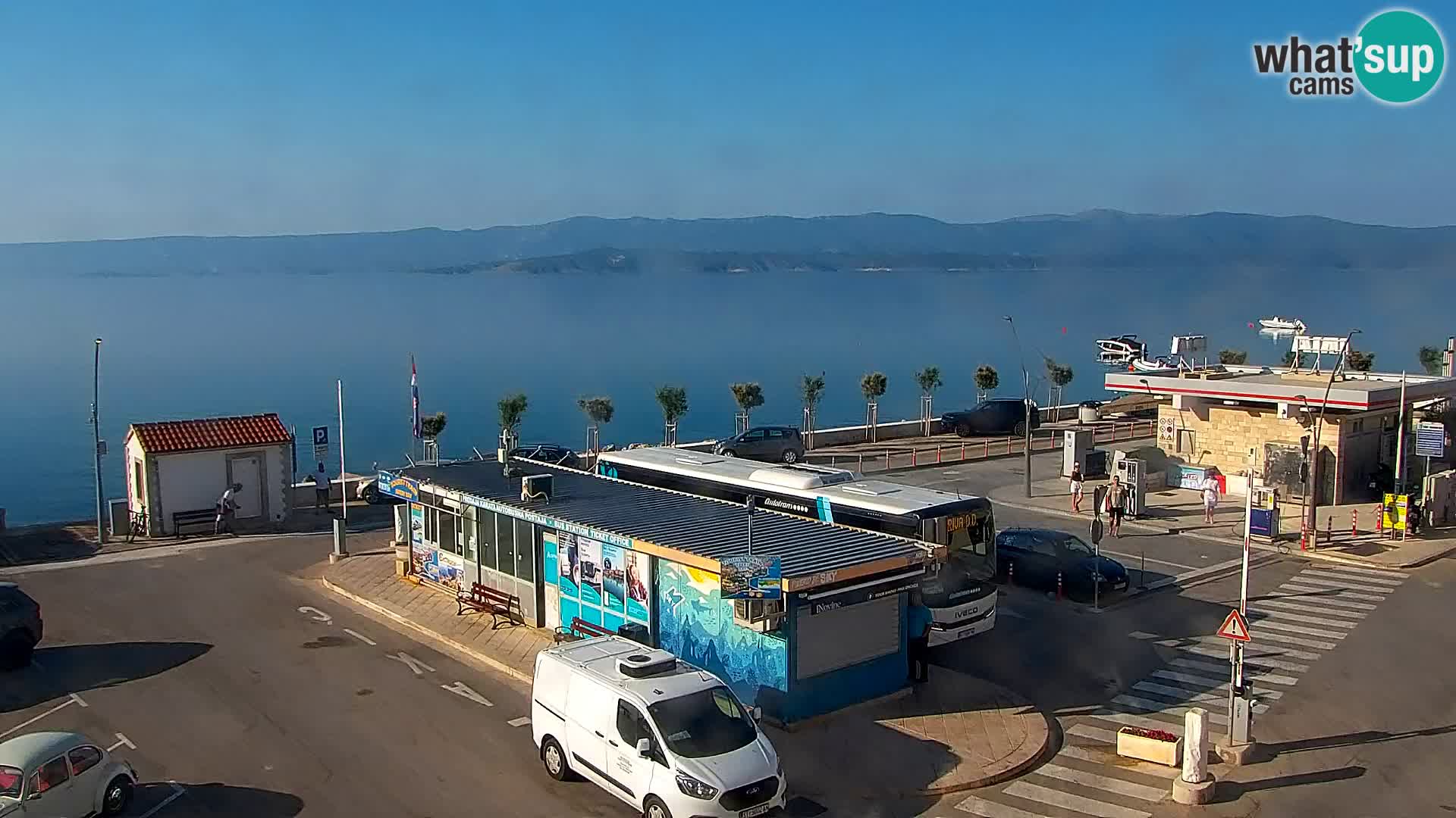 Webcam Bol Centre-Ville & Marina – Vue en direct depuis Bol, île de Brač