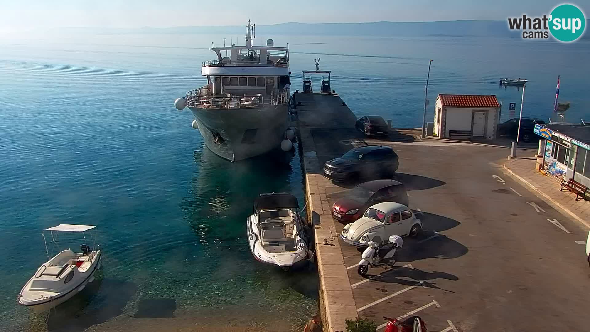 Webcam Bol Centre-Ville & Marina – Vue en direct depuis Bol, île de Brač