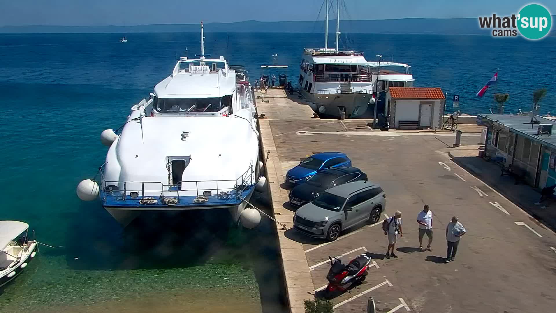 Webcam Bol Centre-Ville & Marina – Vue en direct depuis Bol, île de Brač
