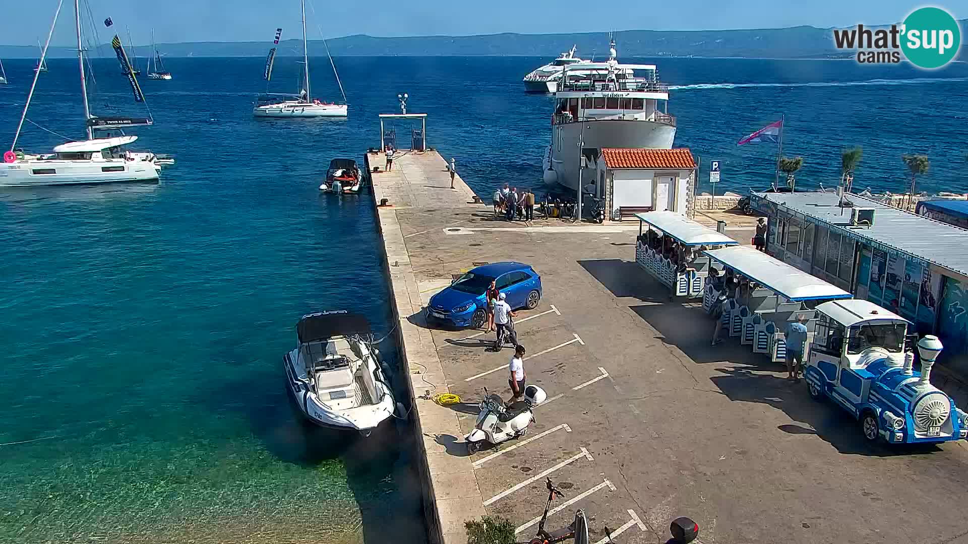 Webcam Bol Centre-Ville & Marina – Vue en direct depuis Bol, île de Brač