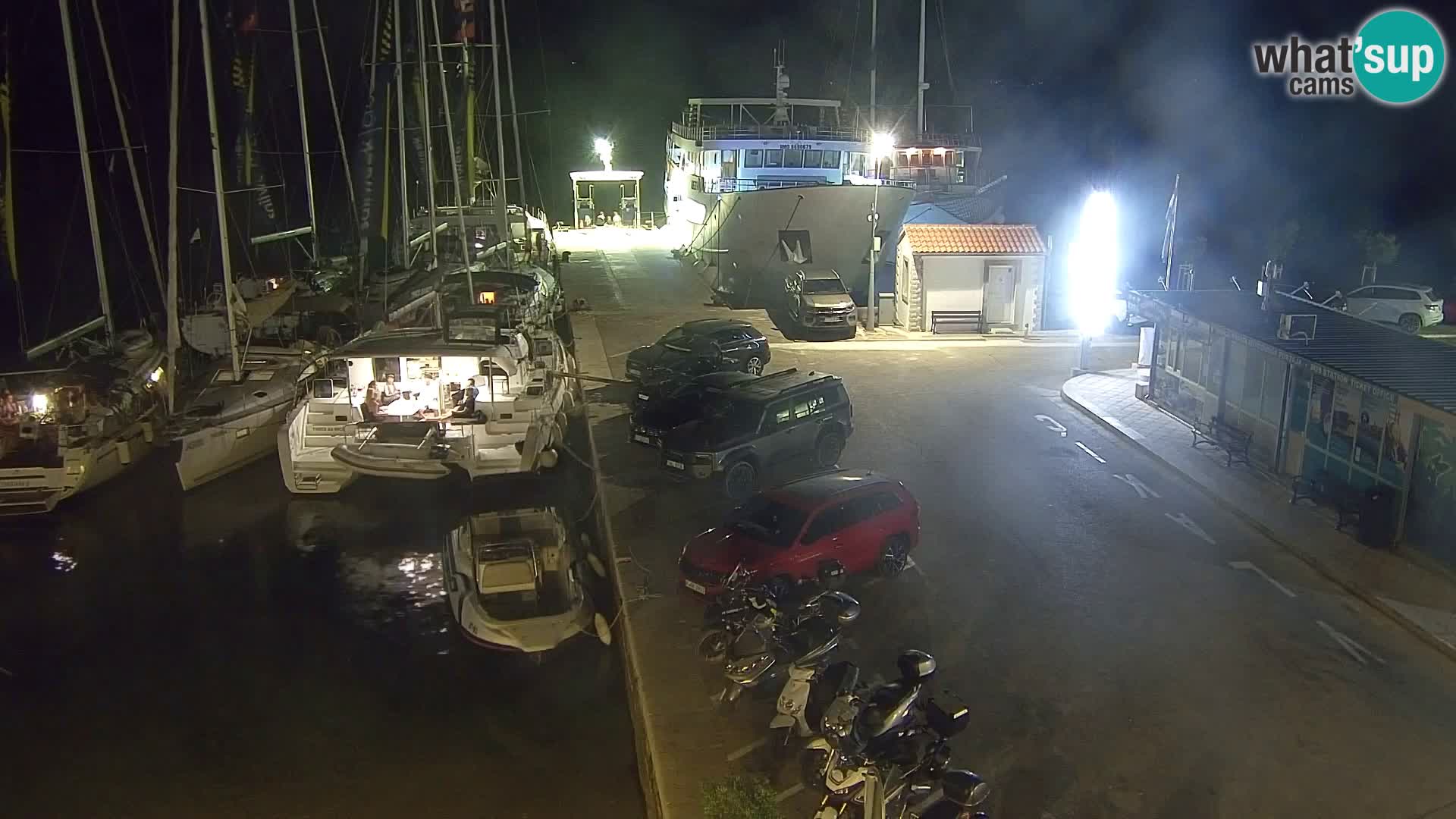 Webcam Bol Centre-Ville & Marina – Vue en direct depuis Bol, île de Brač