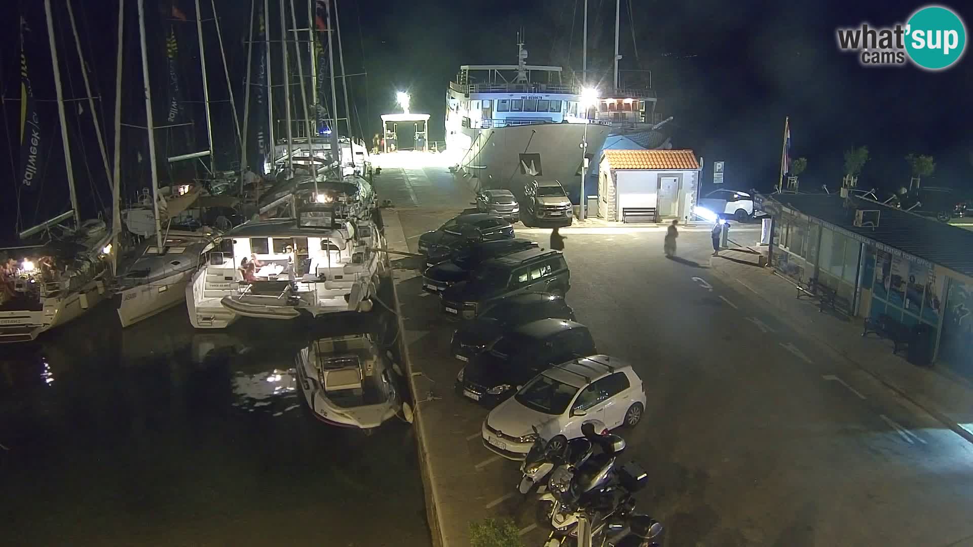 Webcam Bol centre-ville & marina – Vue en direct depuis Bol, île de Brač