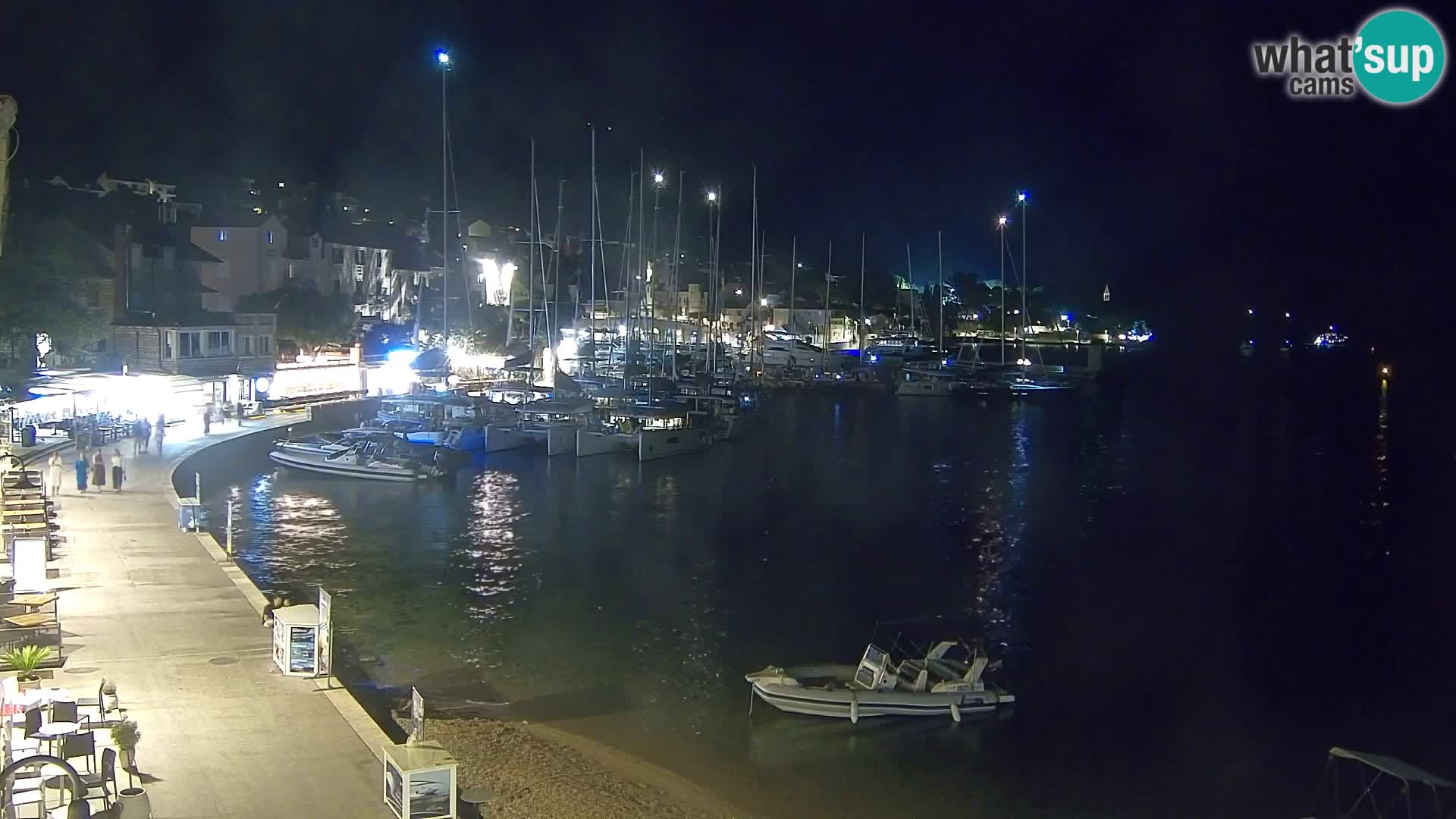 Webcam Bol Centre-Ville & Marina – Vue en direct depuis Bol, île de Brač