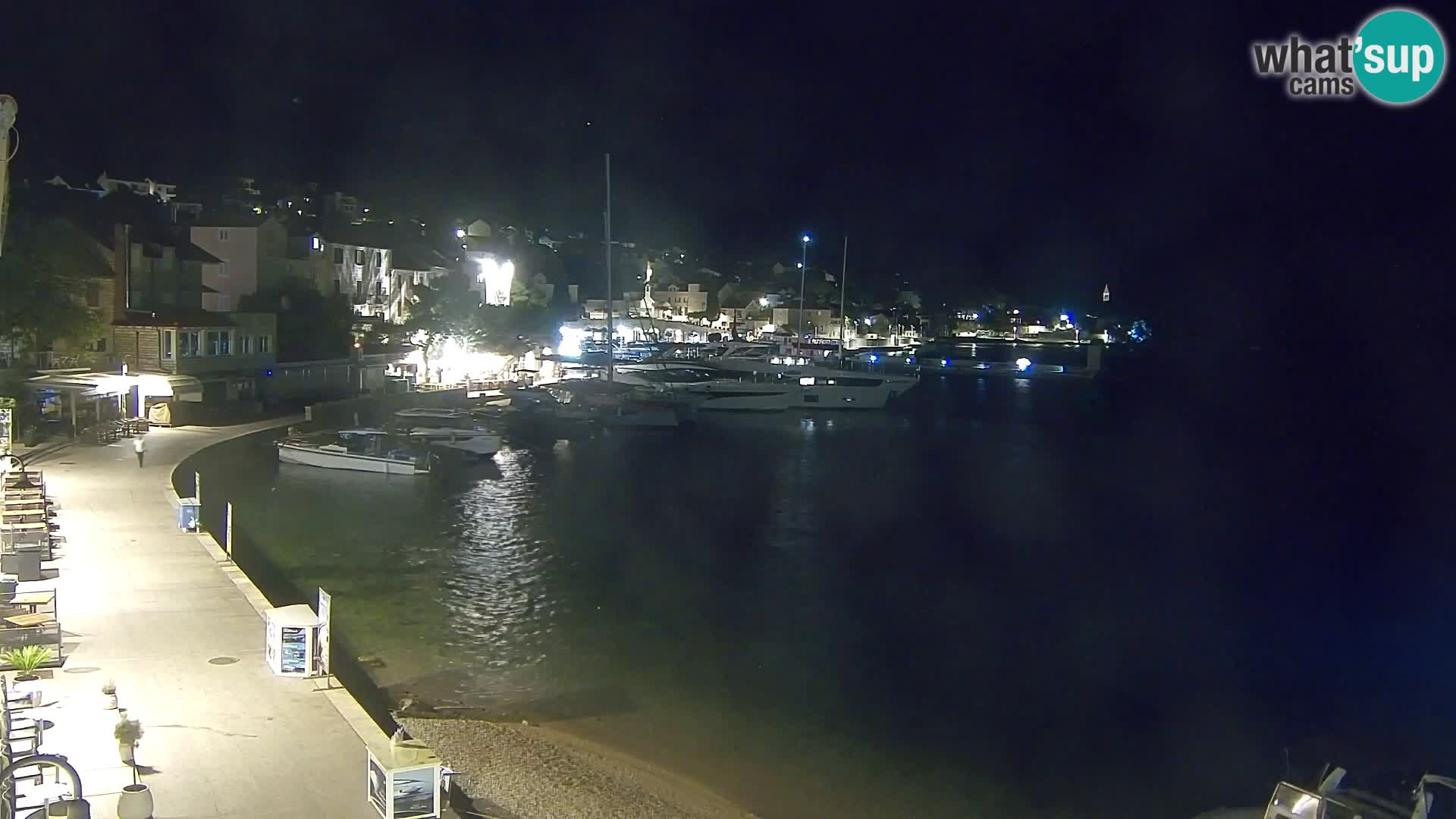Webcam Bol Centre-Ville & Marina – Vue en direct depuis Bol, île de Brač