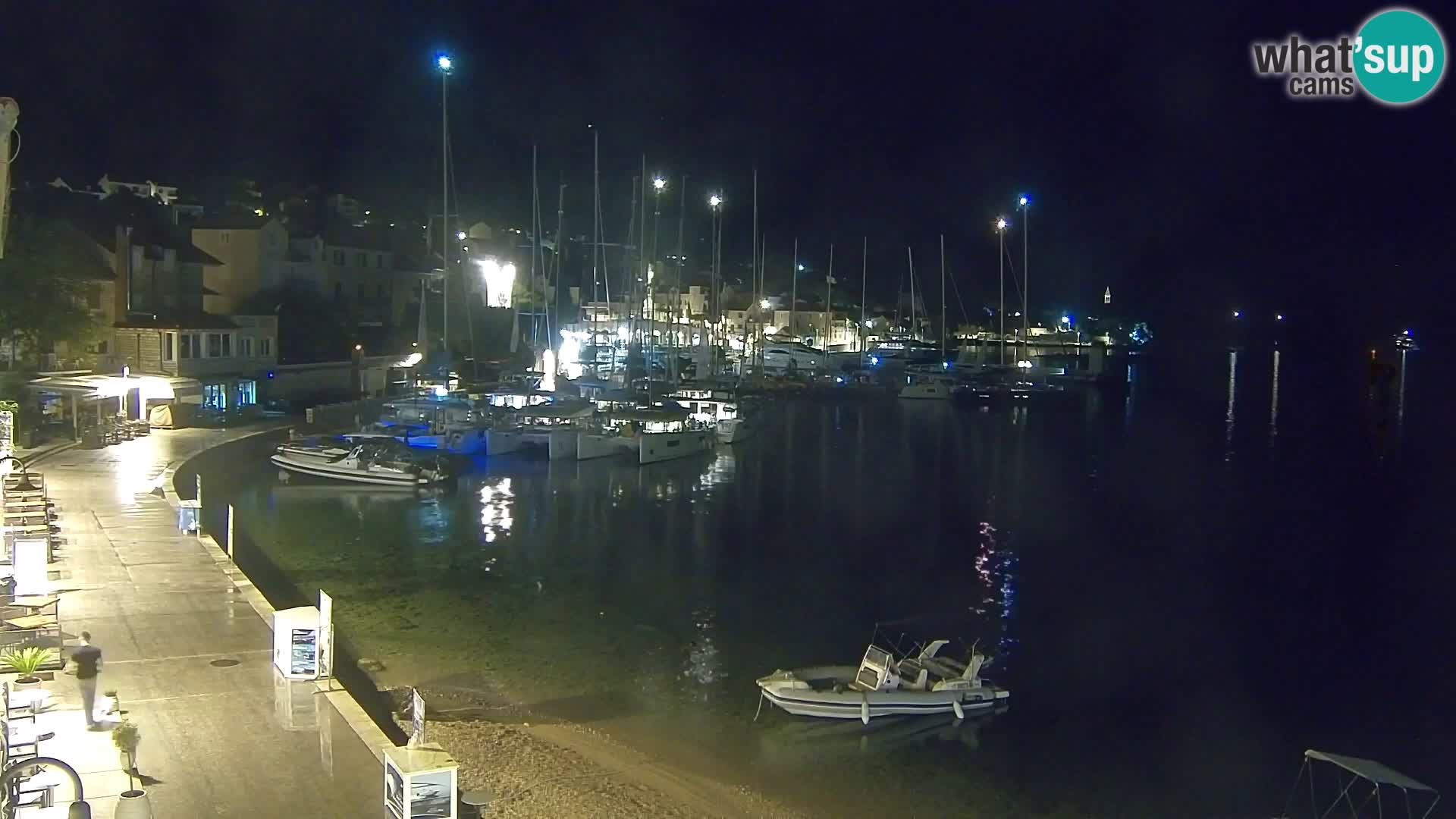 Webcam Bol Hafen & Ortszentrum – Liveblick aus Bol auf der Insel Brač
