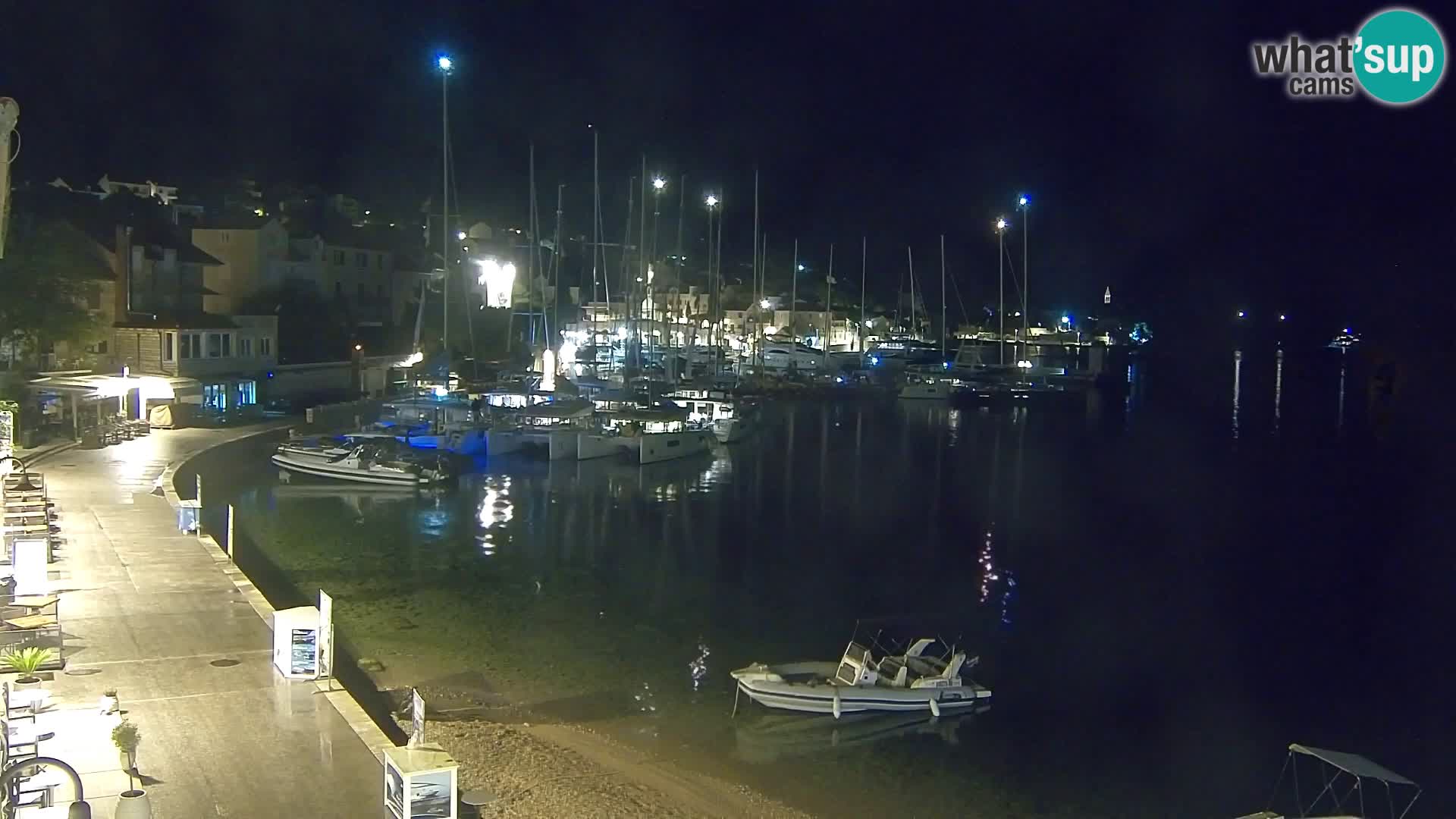 Webcam Bol Hafen & Ortszentrum – Liveblick aus Bol auf der Insel Brač