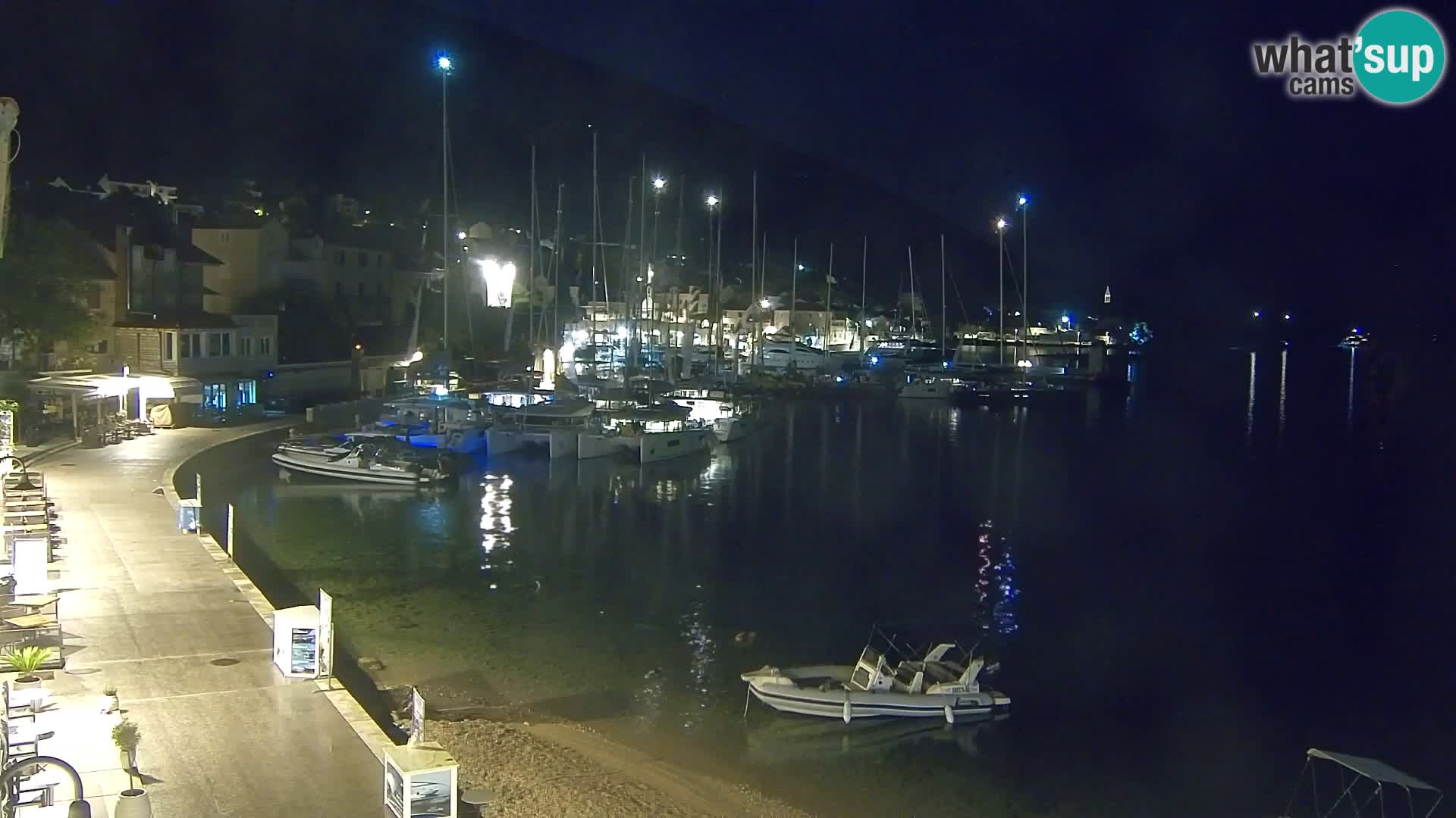 Webcam Bol Hafen & Ortszentrum – Liveblick aus Bol auf der Insel Brač