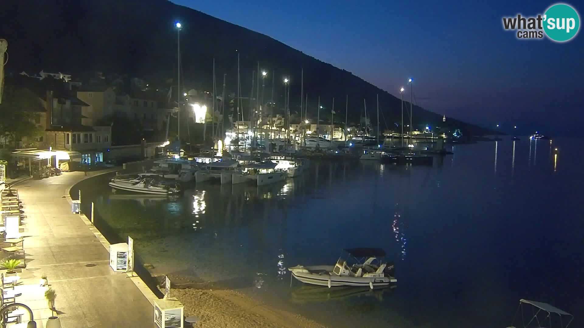 Webcam Bol Hafen & Ortszentrum – Liveblick aus Bol auf der Insel Brač