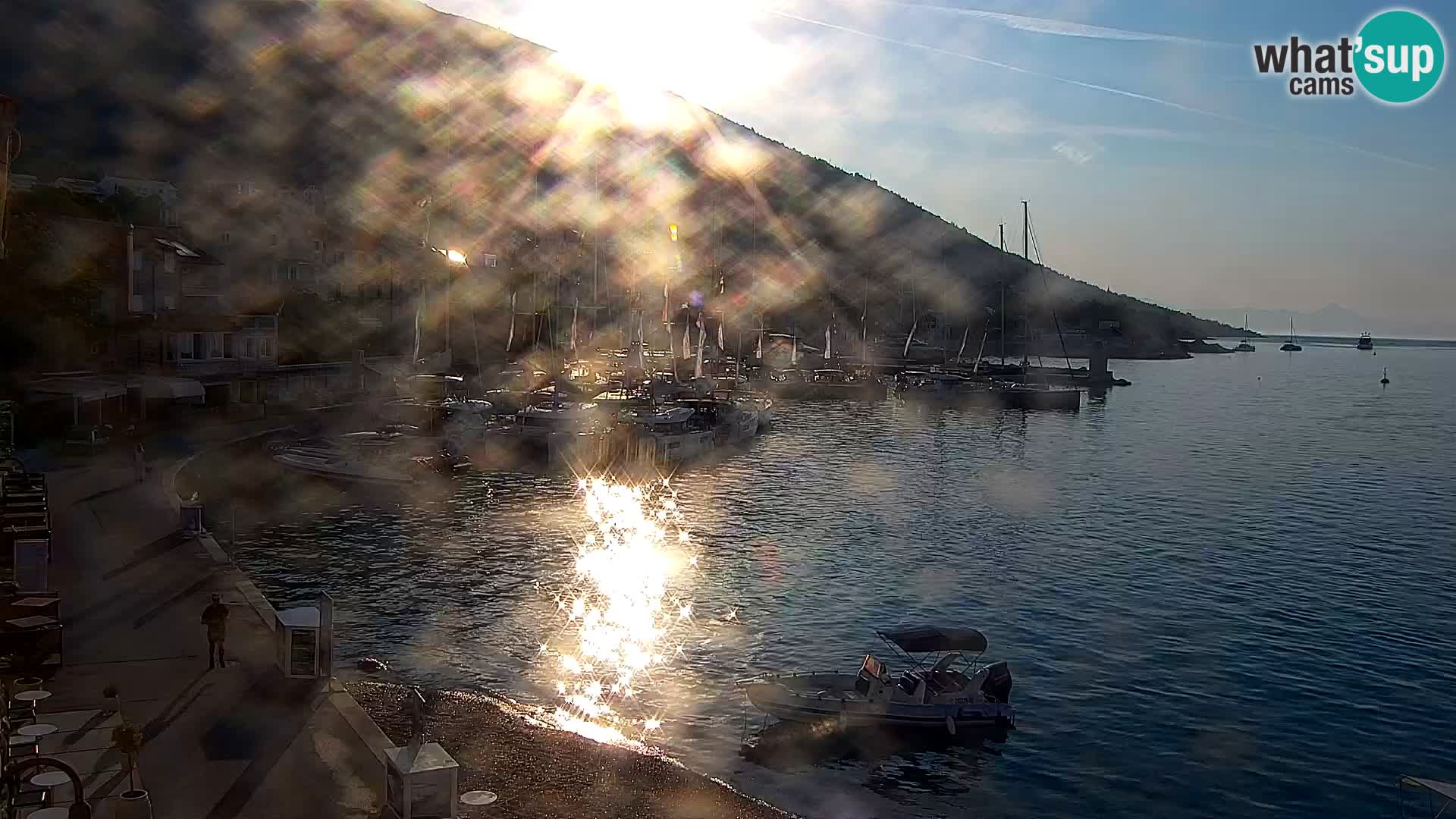 Webcam Bol centre-ville & marina – Vue en direct depuis Bol, île de Brač