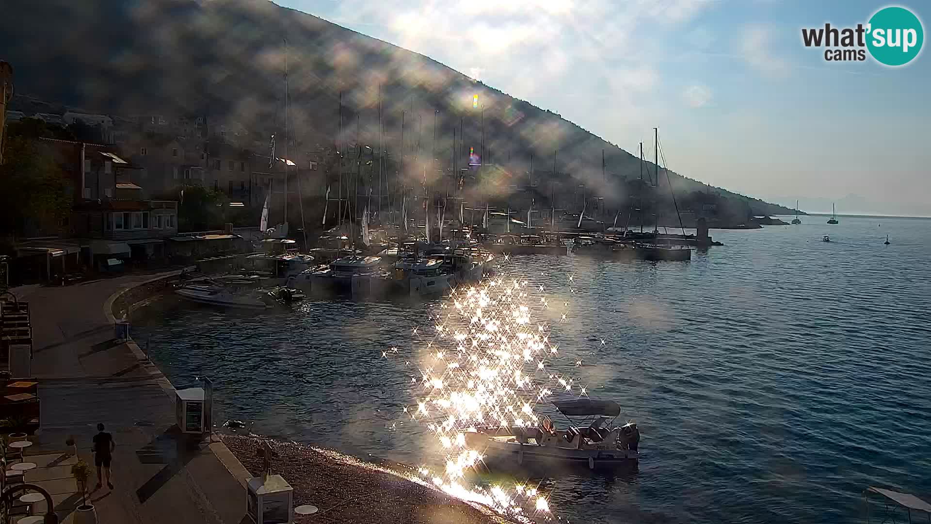 Webcam Bol Centre-Ville & Marina – Vue en direct depuis Bol, île de Brač