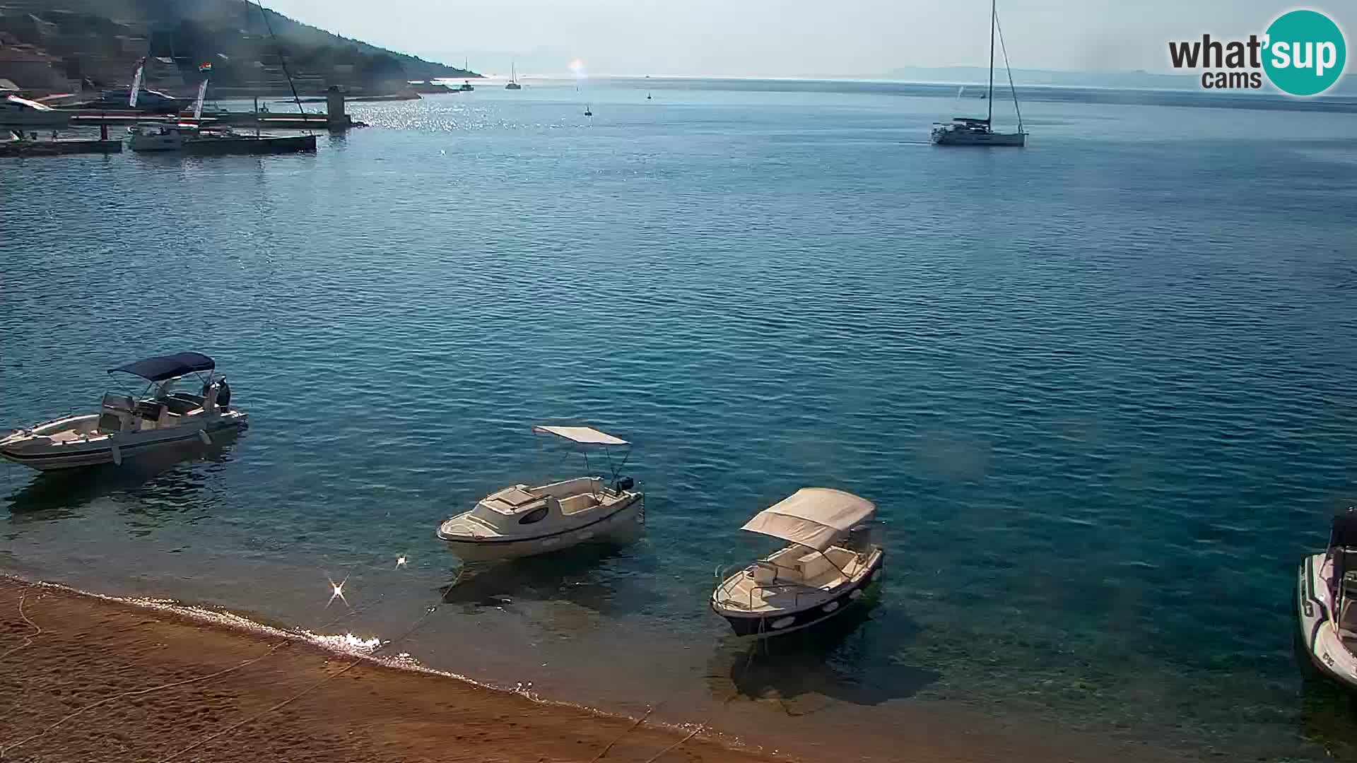 Webcam Bol centre-ville & marina – Vue en direct depuis Bol, île de Brač