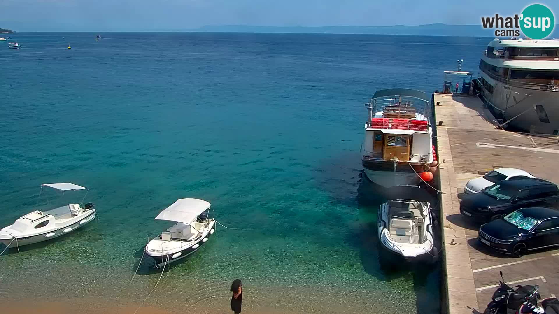 Webcam Bol Hafen & Ortszentrum – Liveblick aus Bol auf der Insel Brač
