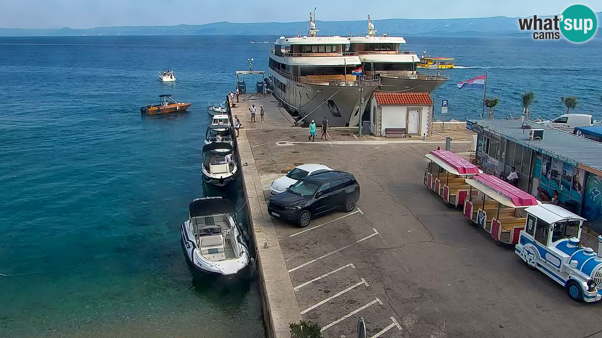 Webcam Bol centre-ville & marina – Vue en direct depuis Bol, île de Brač
