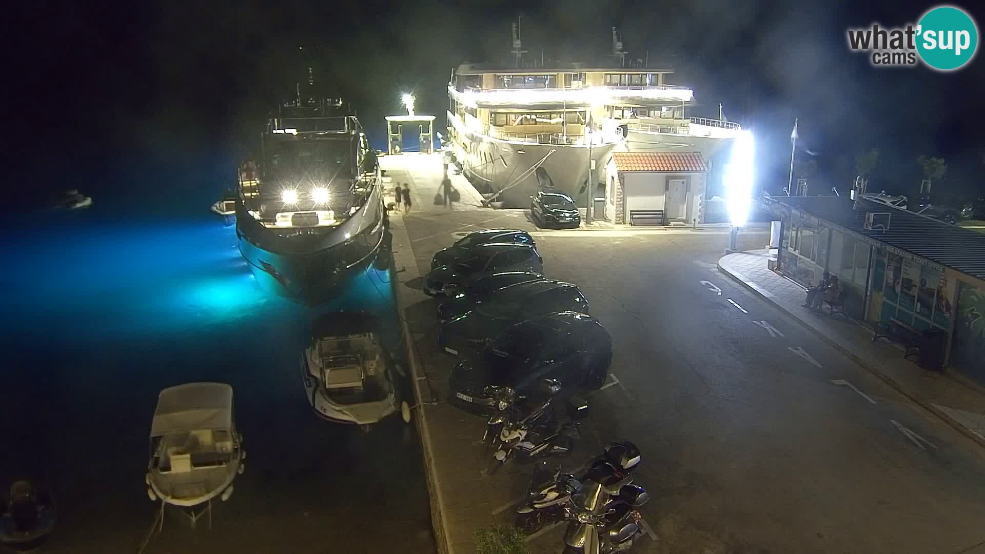 Webcam Bol Centre-Ville & Marina – Vue en direct depuis Bol, île de Brač